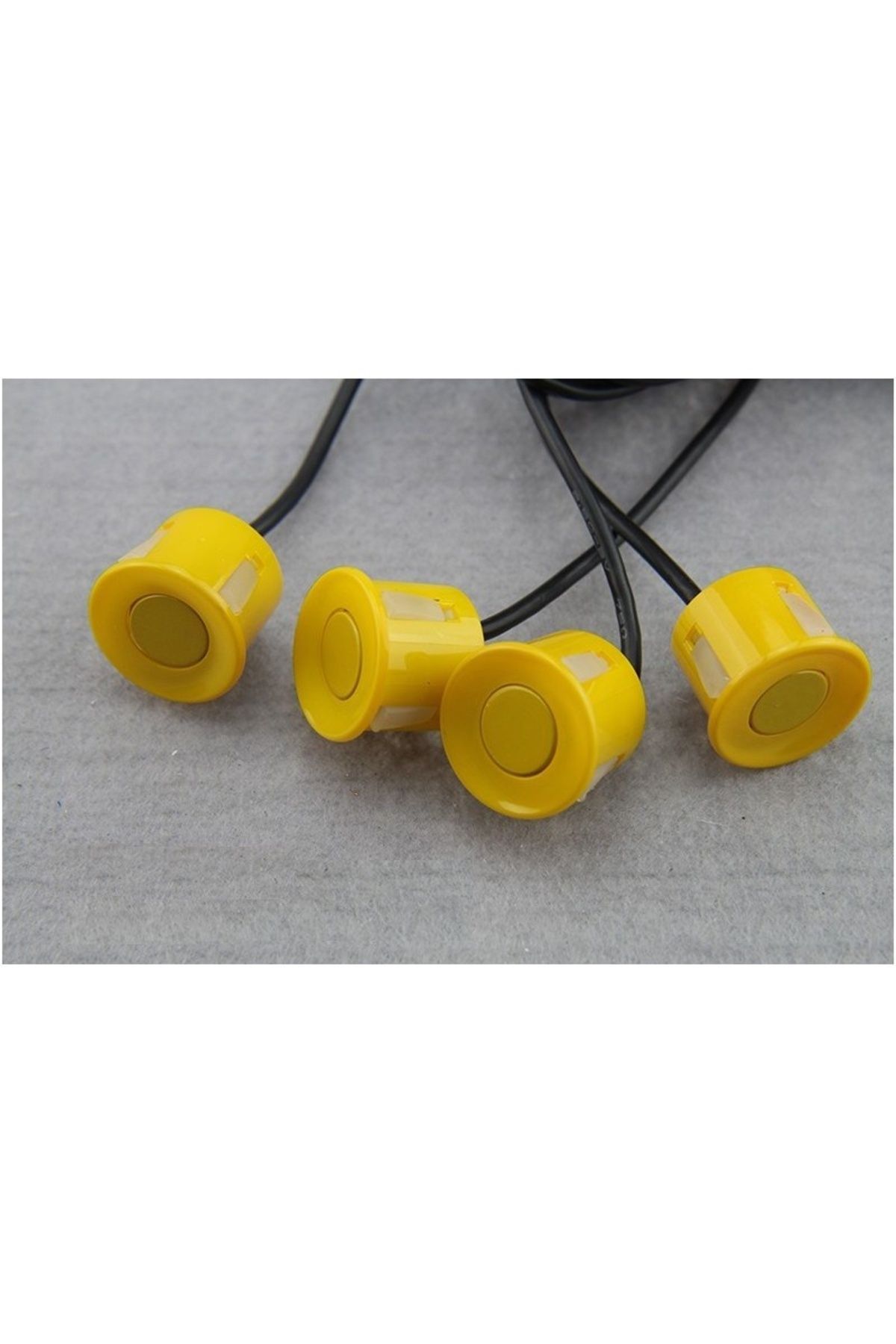 TECHSTAR-Car Parking Sensor Set Parktronic Detector Display Radar Monitor 4 Sensors Yellow 7