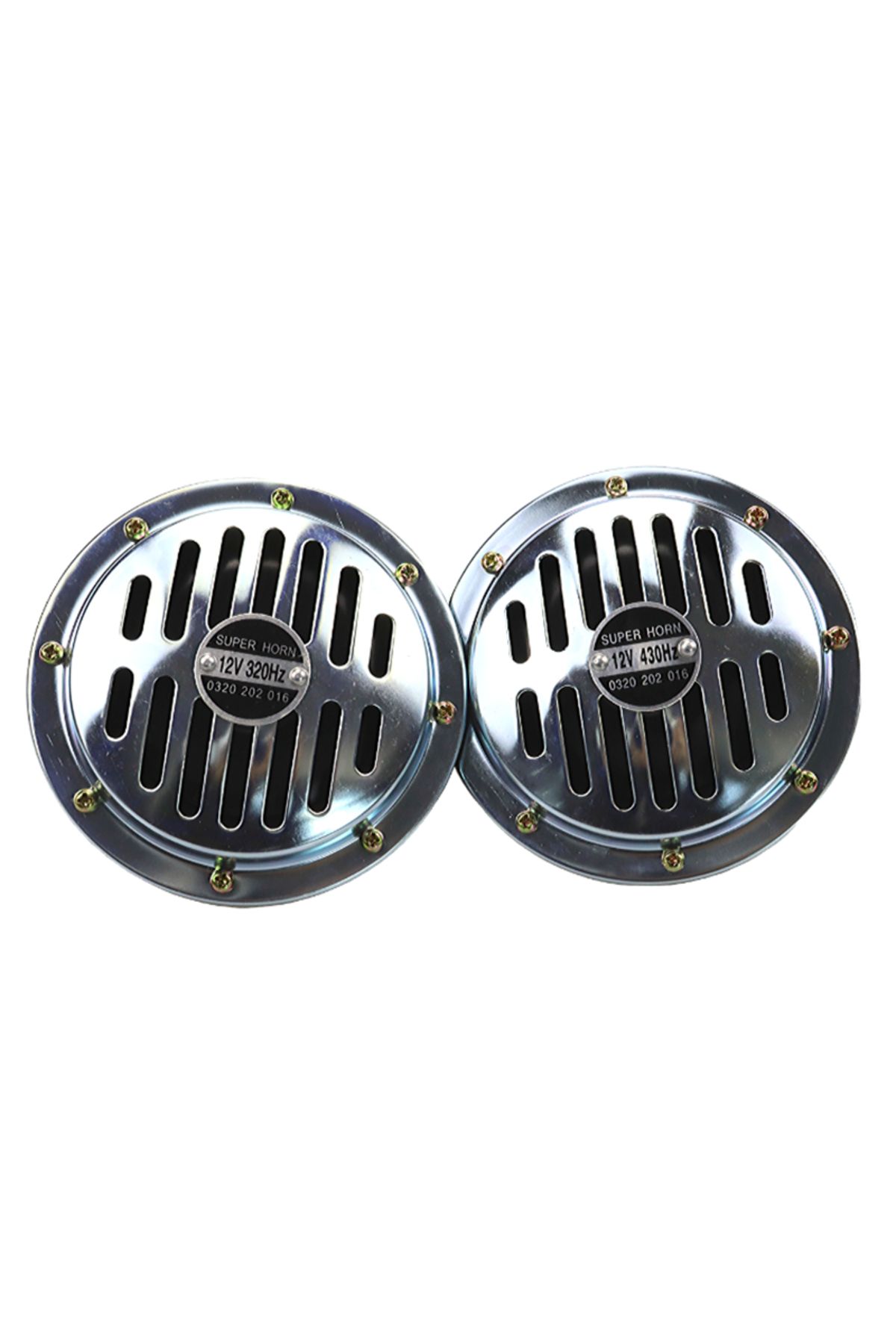 Space Dı dıt korna 12v rölesiz super ton büyük krom set / SSKO71
