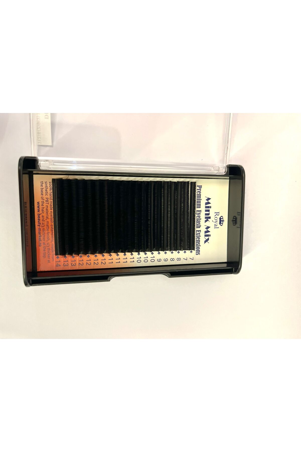 Royal-Premium ROYAL Mink Eyelash Extensions, D Curl, Mix Length, Thickness 0.12 mm, 20 rows 3
