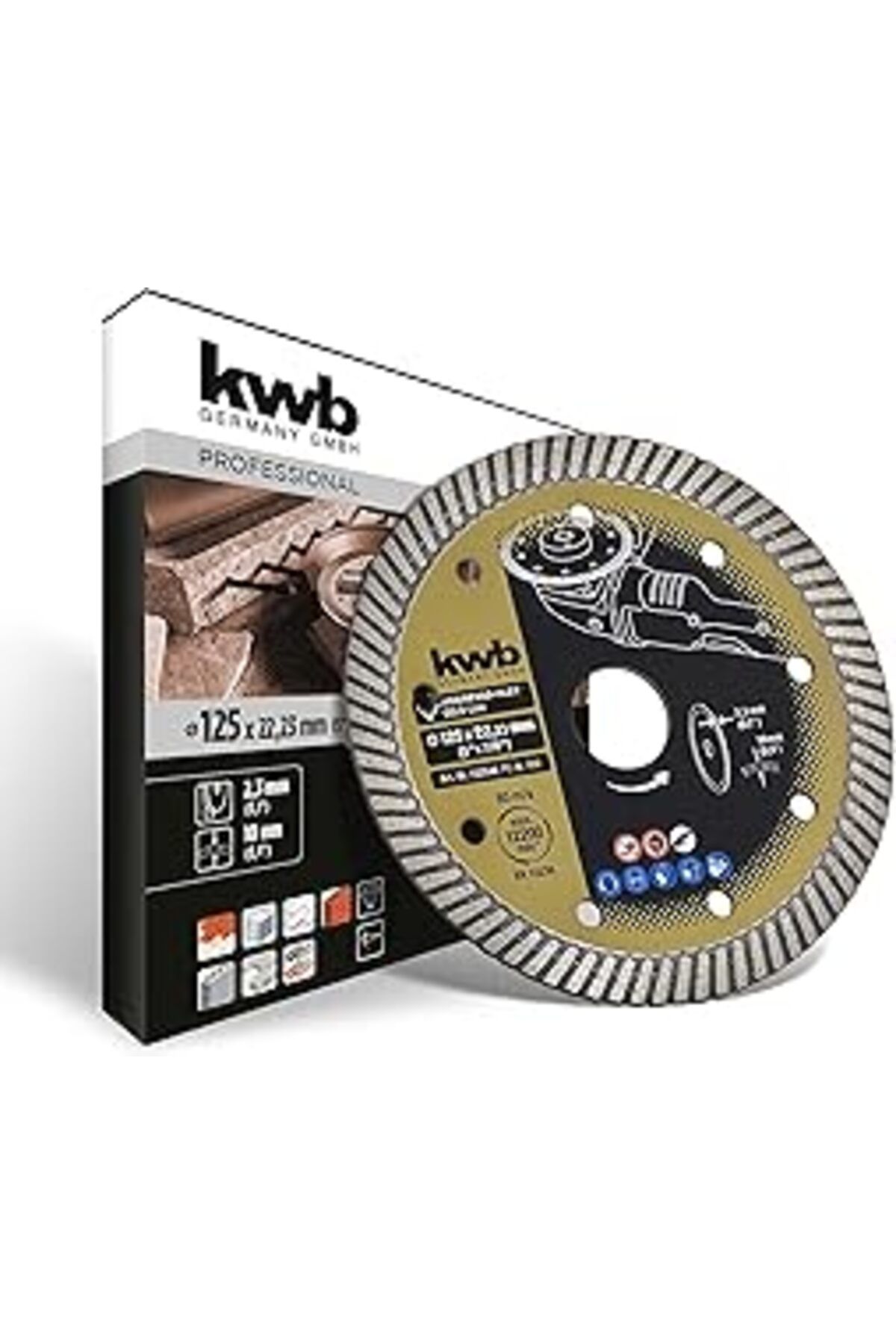 Pazarcan Kwb Elmas Granit Kesme 125 Mm - 49722540