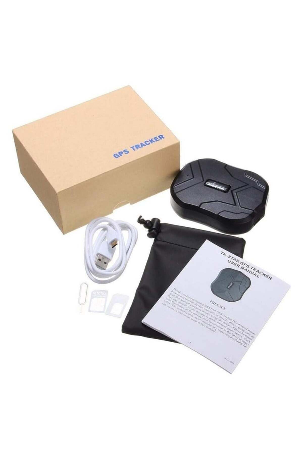 TECHSTAR-GPS Tracker Techstar® TK905, LBS+GPS Location, SIM, 6 Months Data History, Mobile Data Connection, 5 10