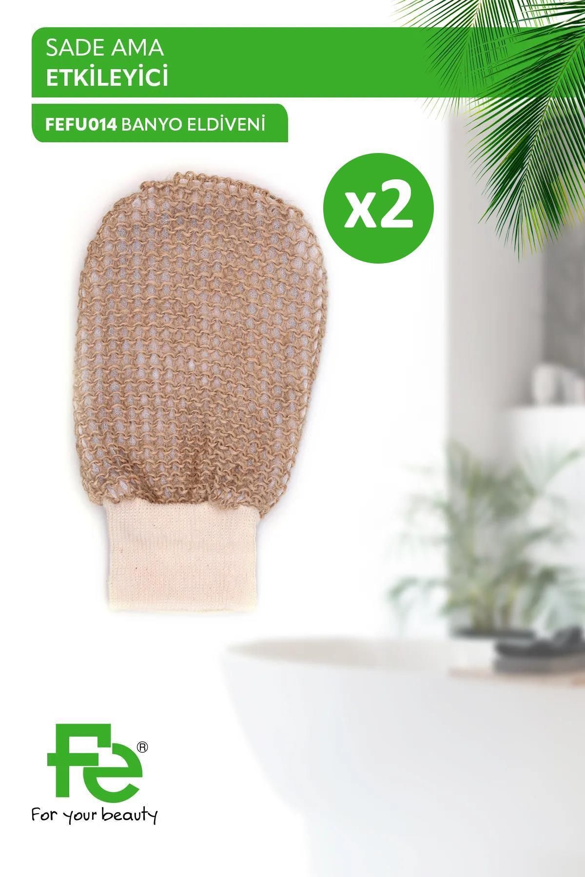 Fe Kavramalı Banyo Eldiveni 2 Adet