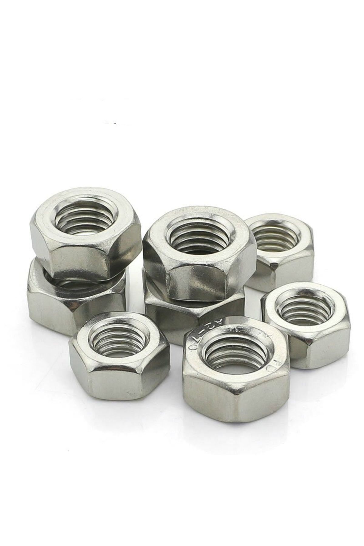 Netpen DIN 934 Galvanizli M10 Çelik Somun 40 Adet