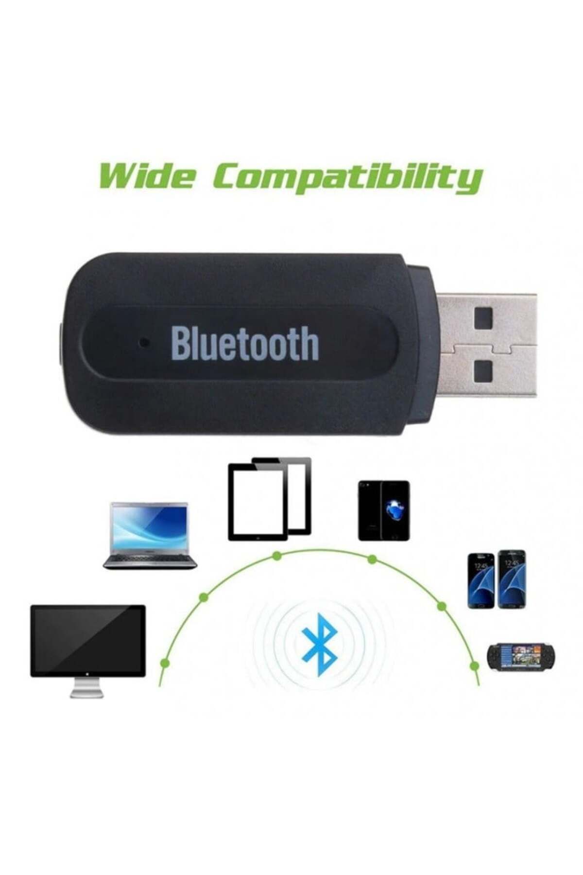 TECHSTAR-USB Audio Receiver Adapter with Techstar® A2DP Bluetooth, Jack 3.5mm, AUX Transmitter, Black 7