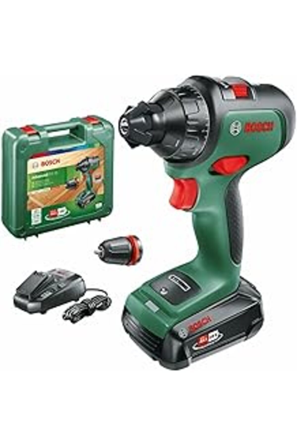 Pazarcan Bosch Home And Garden Advanceddrill 18 Akülü Matkap (Aküsüz, 18 Volt Sistem, Çanta Içinde), Klasik