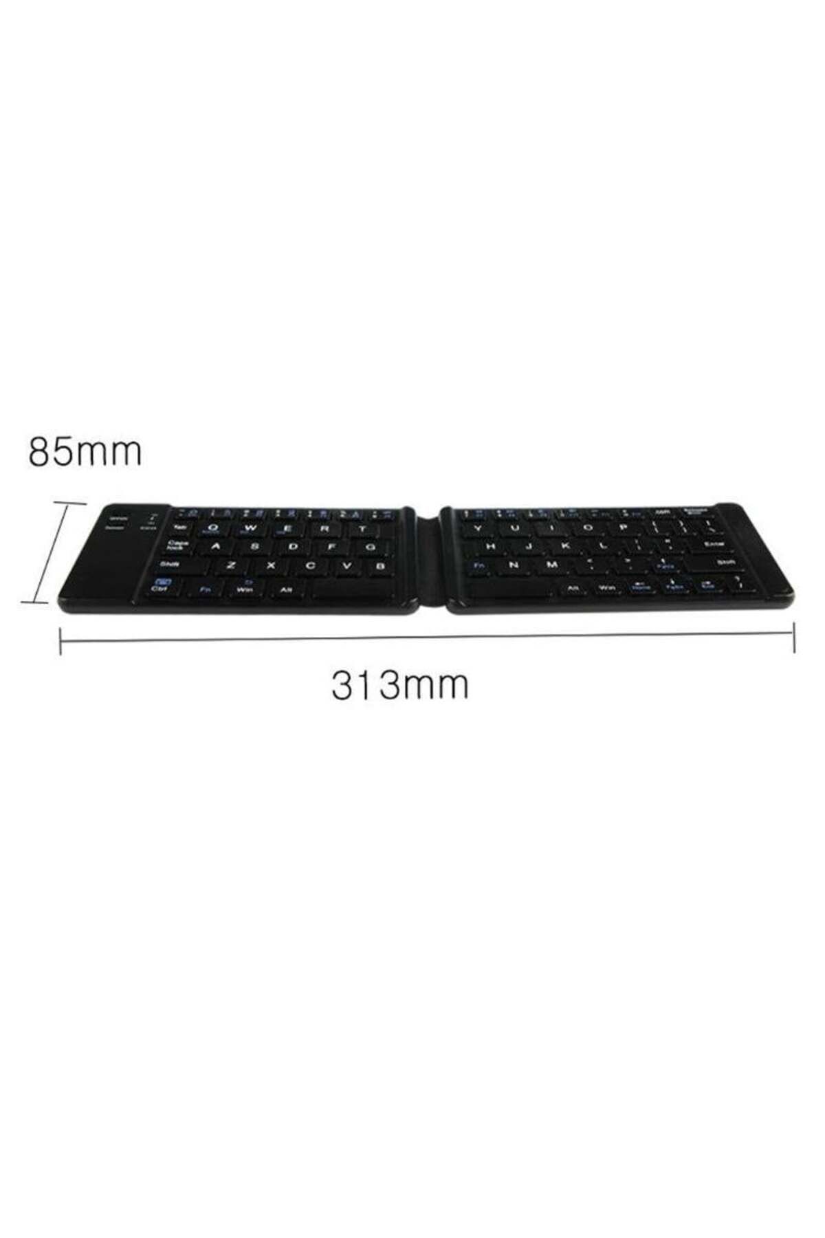 TECHSTAR-® Wireless Keyboard, Bluetooth 3.0, Foldable, Windows/android/ios 4
