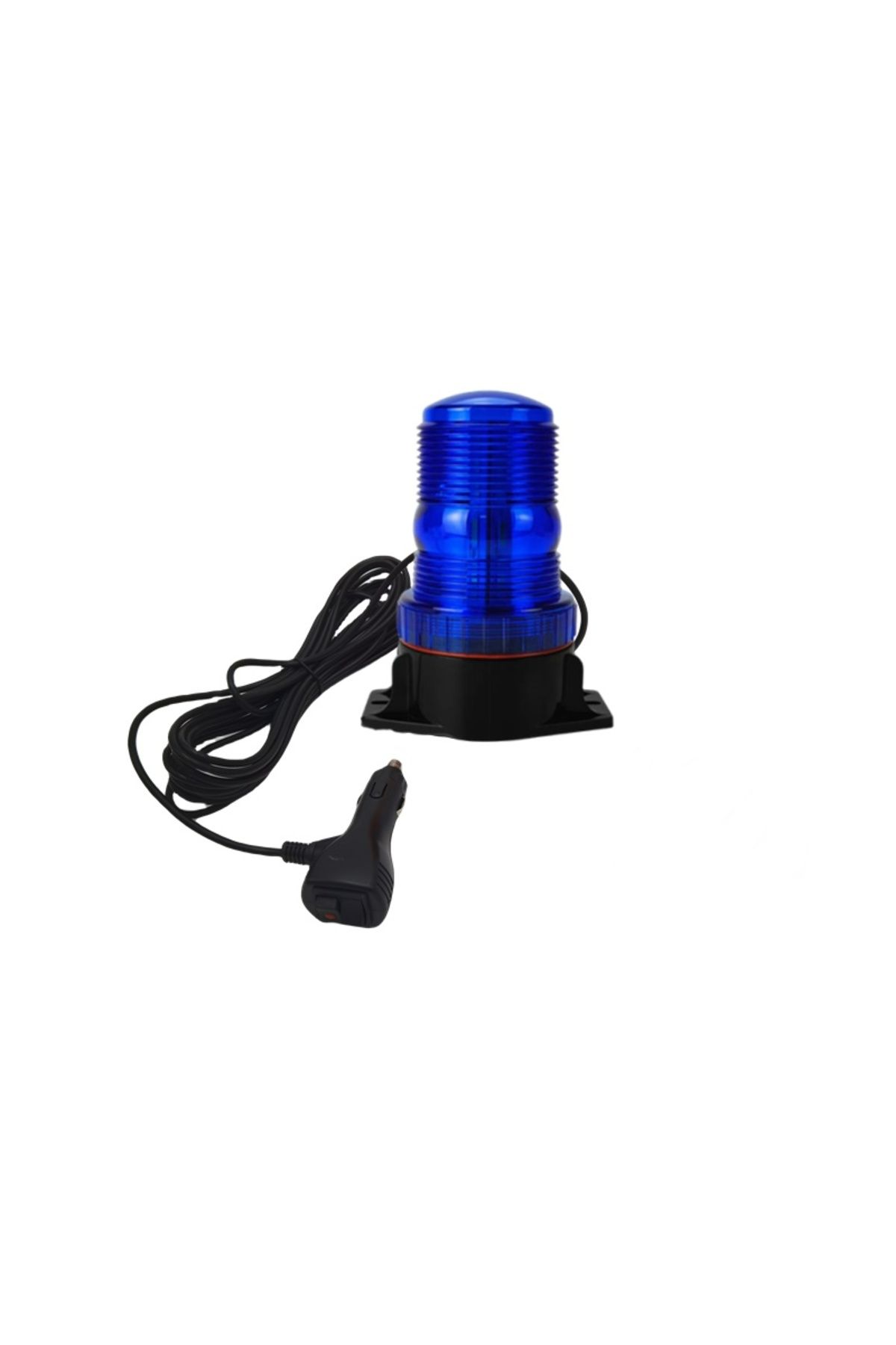 Space 7 fonksiyonlu tepe lambası çakarlı mıknatıslı dikey model 12-30v mavi / LAIK537-3