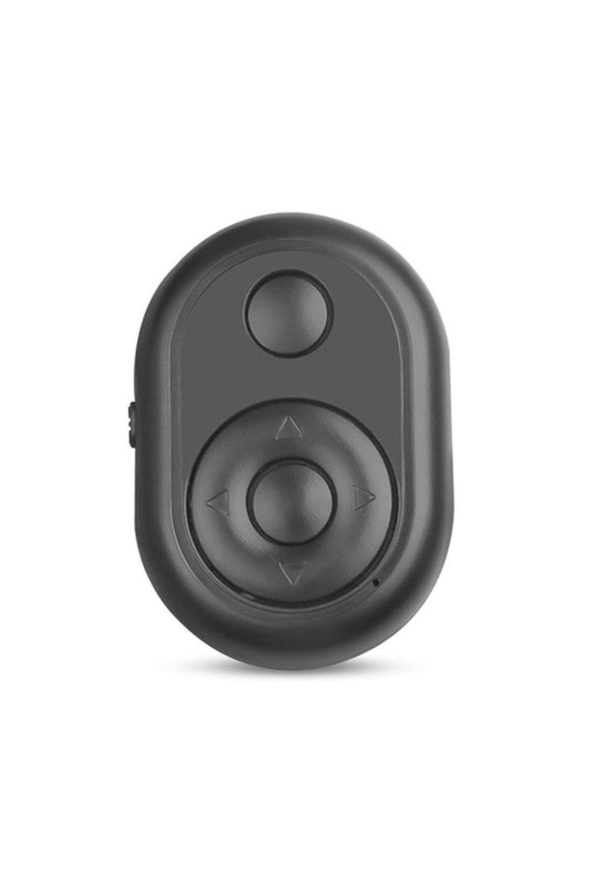 TECHSTAR-® Mini Wireless Remote Control, Black, Bluetooth, Camera Control, Timer, Player Control, No 9