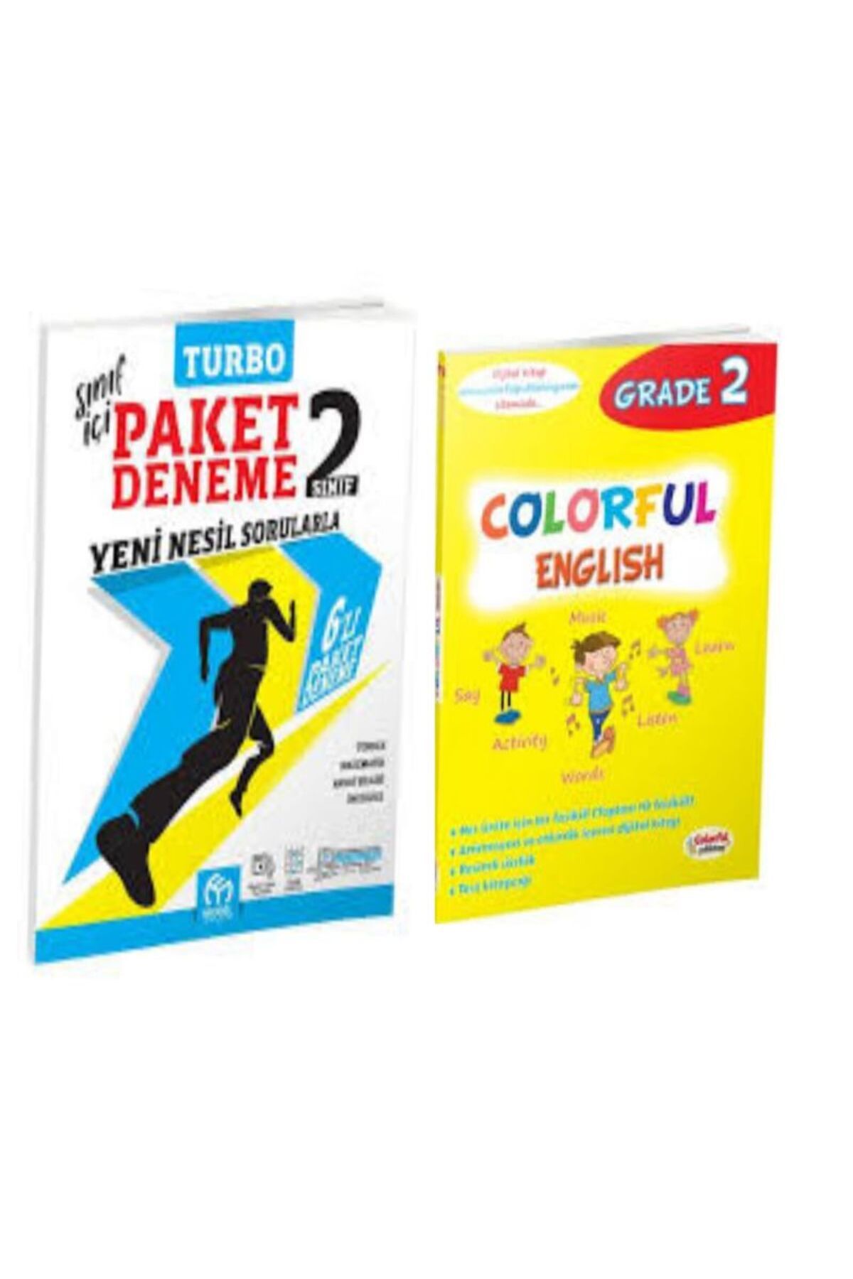 MODEL EĞİTİM YAYINCILIK 2. Sınıf Turbo Paket Deneme Ve Colorful English Grade 2
