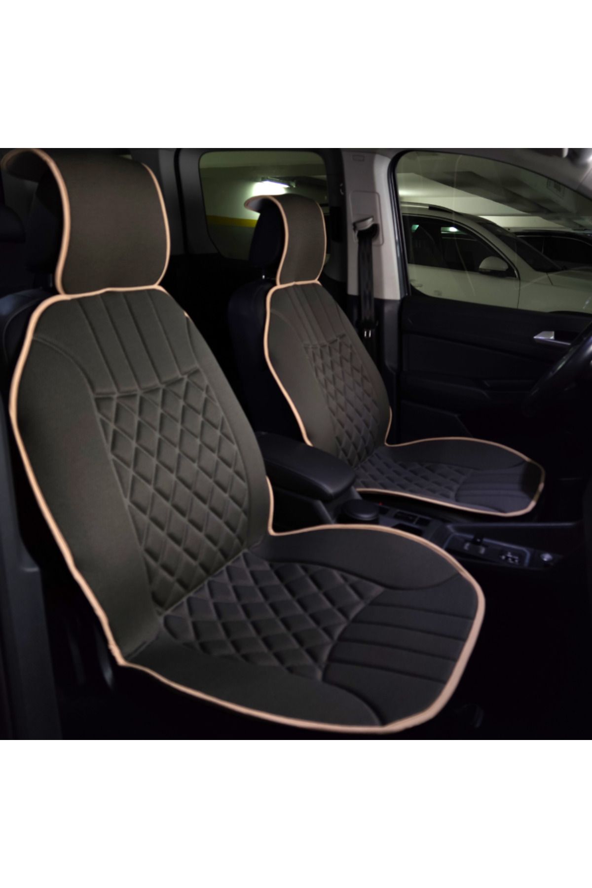Space Elegance 2'li Set Minder Koyu Bej / Klmny533