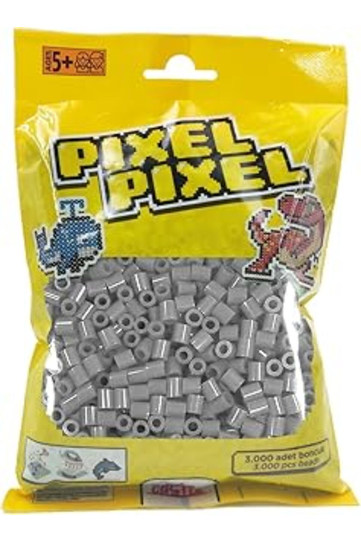 Qedii Red Castle 3000 Adet Midi Boncuk Gümüş- Ppb-3000-26