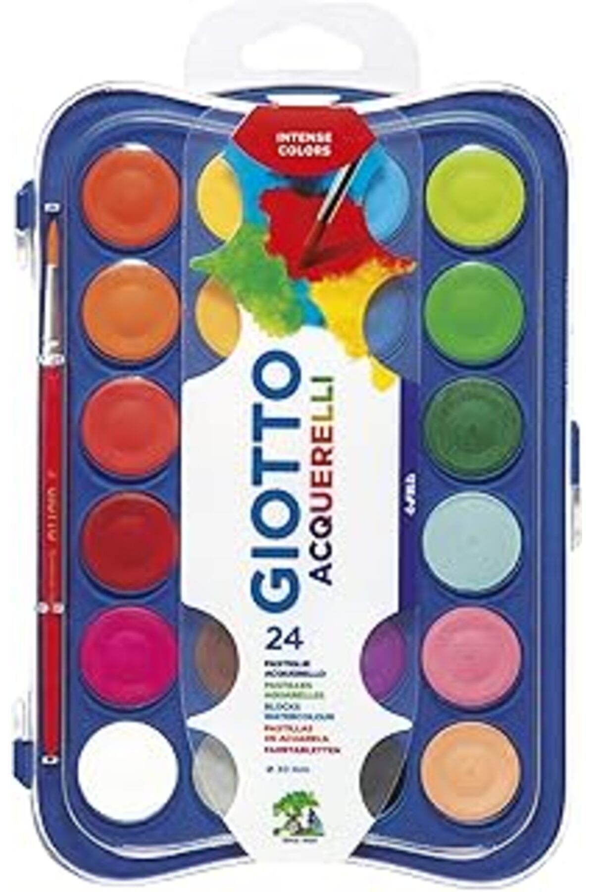 Mu Art Ahşap Giotto Suluboya Ø 30 Mm , 24'Lü Kutu