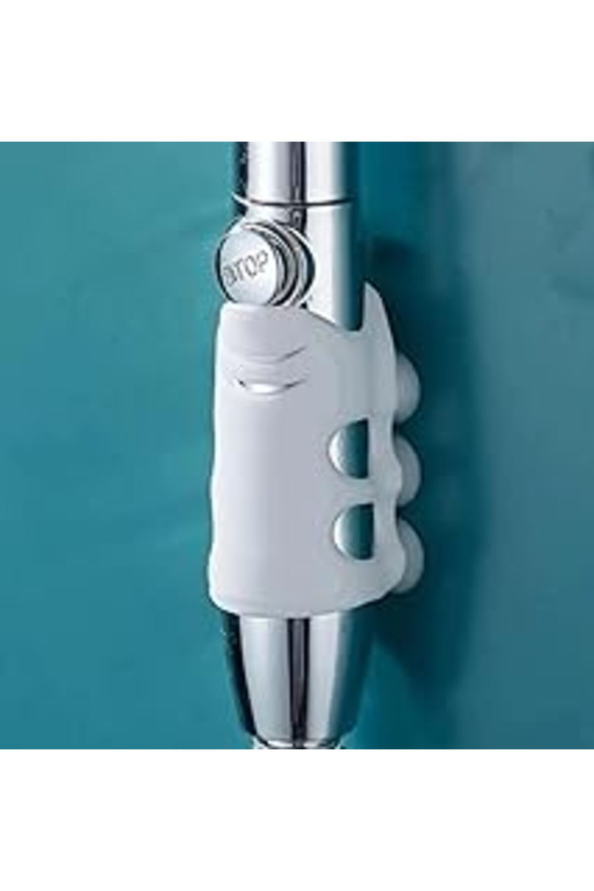Pazarcan Busstier Silikon Vantuzlu Duş Başlığı Tutacağı, Vakumlu Kanca Ile Banyo Başlığı Askı Aparatı