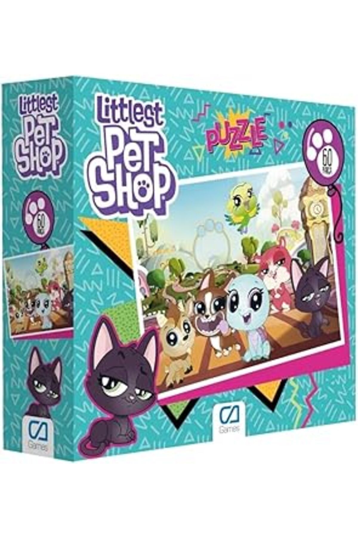 Pazarcan Ca Games 60 Parça 34X24Cm Çocuk Puzzle Yapboz Serisi