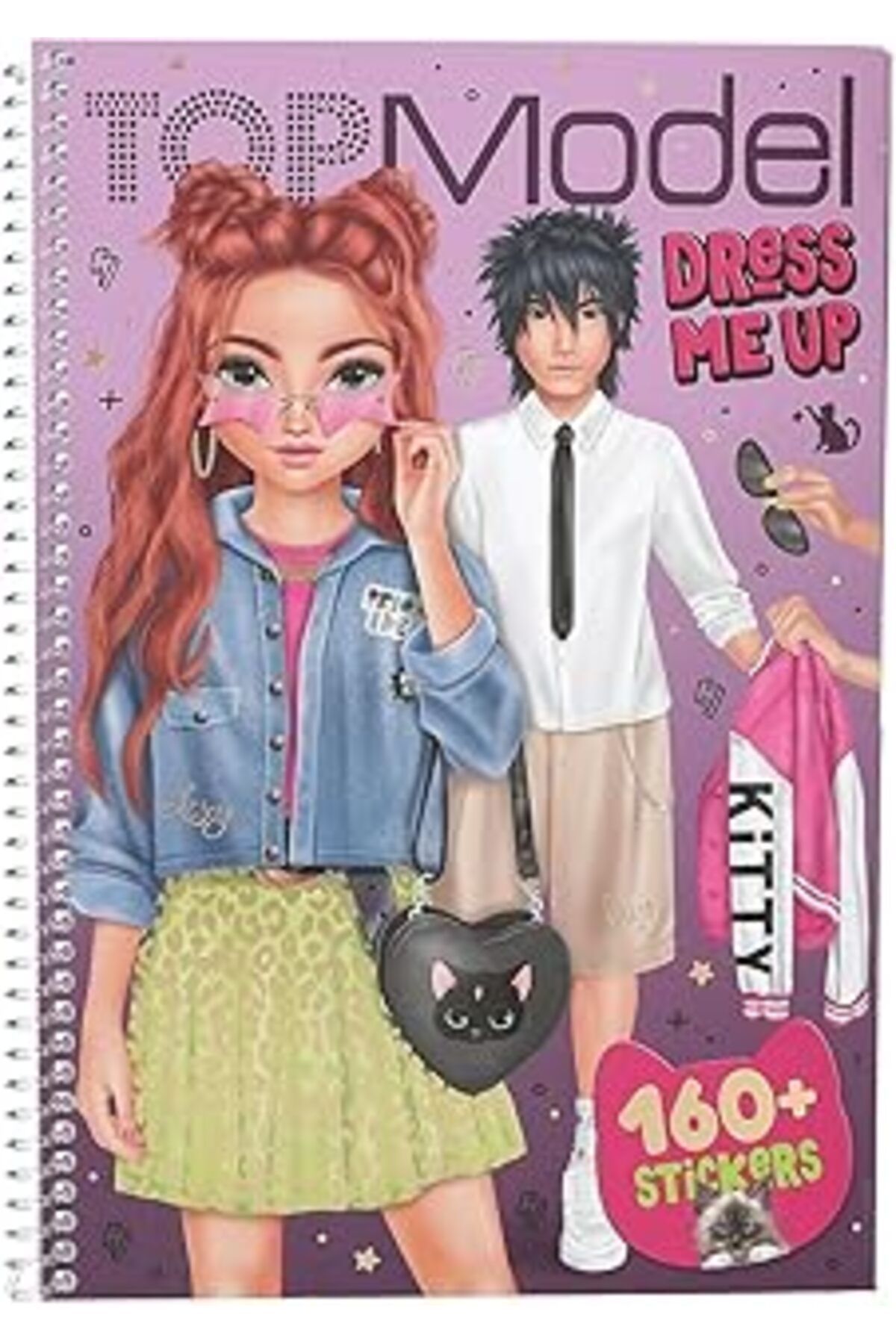 Qedii Depesche 13387 Topmodel Rebel Kitty Kitap Beni Giydir 20 Sayfa Önceden Basılmış Kendin Yap Desen De