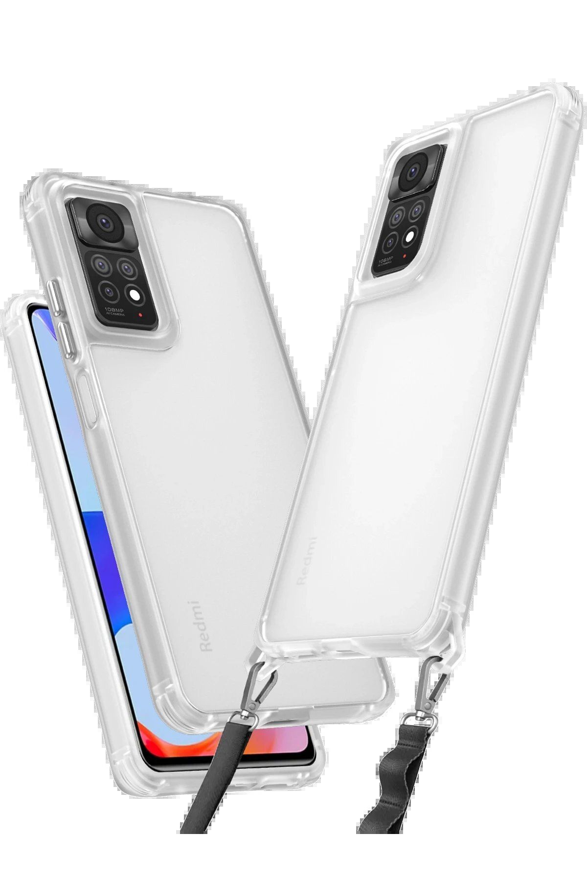 Toptan Bulurum Xiaomi Redmi Note 11 Pro Kılıf Penta Silikon Kılıf - Şeffaf