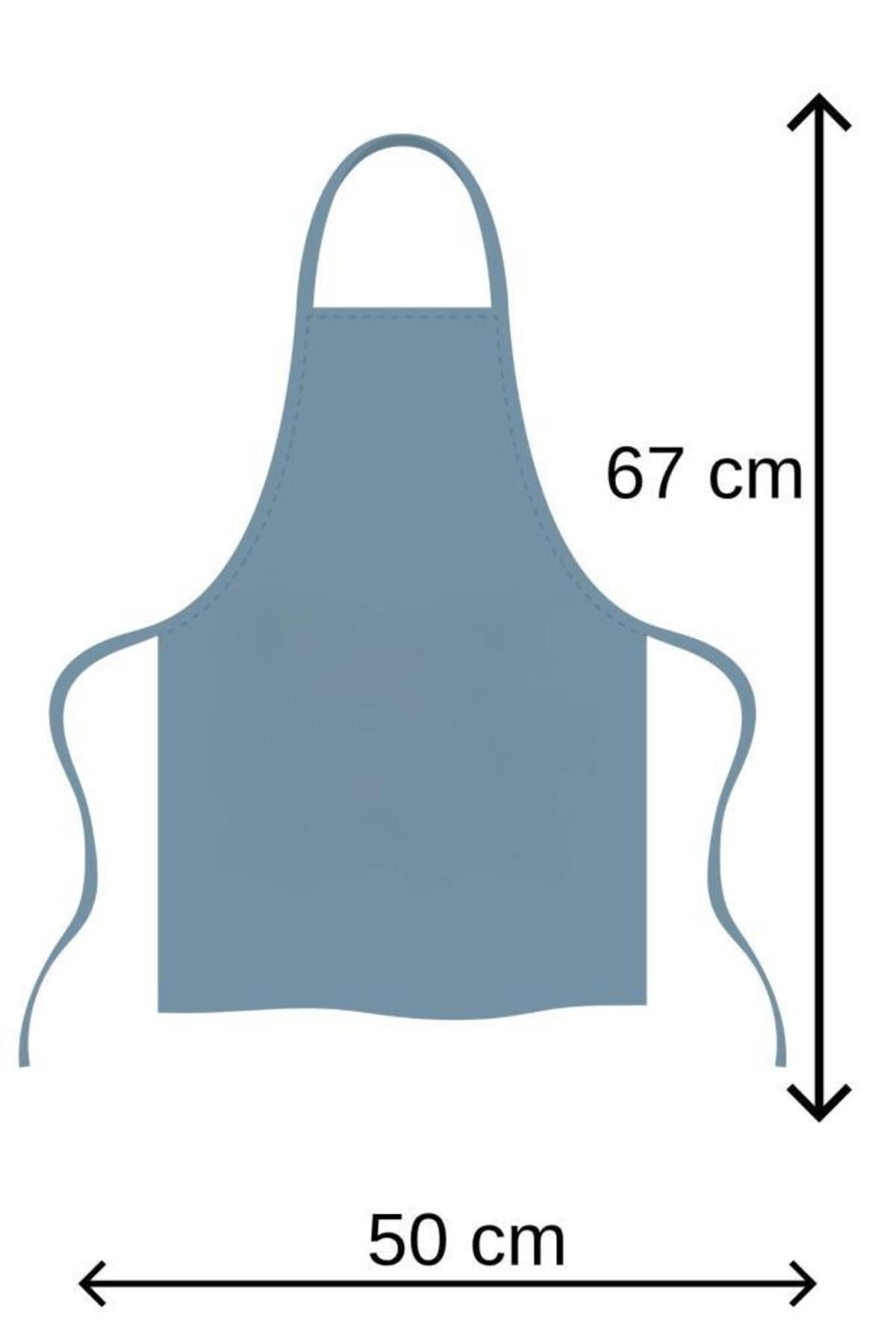 MODALİN-I Meow You Kitchen Apron with Cat Pattern, Liquid Proof Cute Design 5