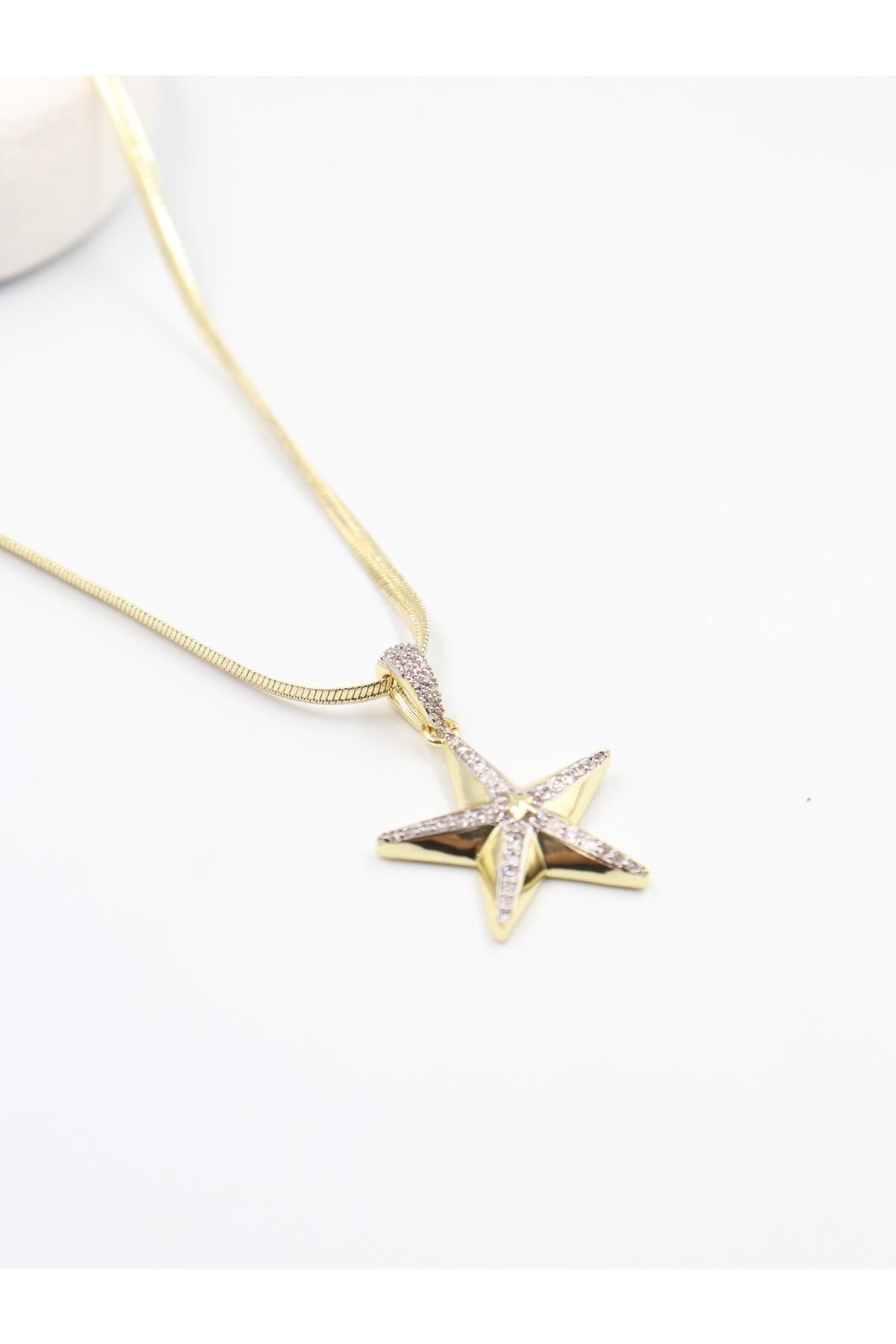 BY CANSU ACCESSORİES Pilar VIP Gold Kolye (14k)