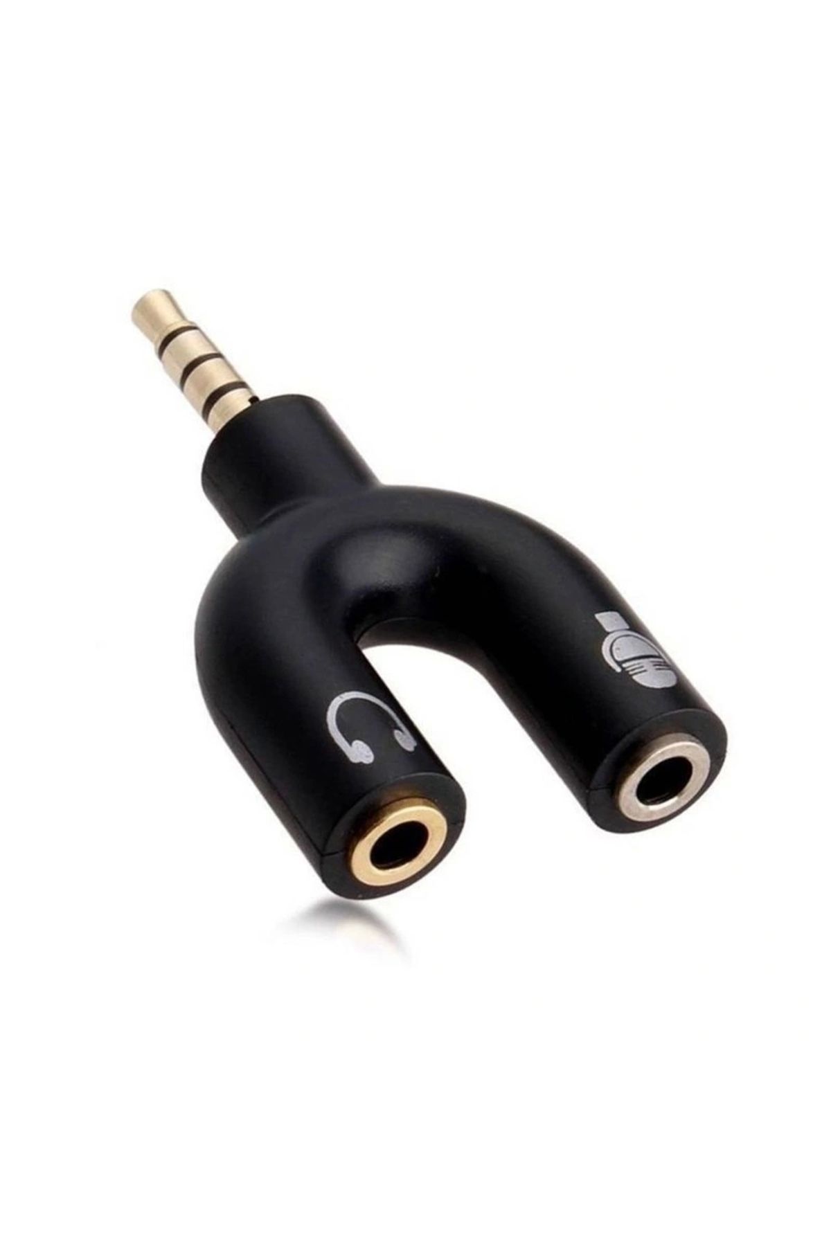 shopwave 3.5 MM STEREO ERKEK KULAKLIK + HOPARLÖR DİŞİ ÇOKLAYICI JACK (5047)