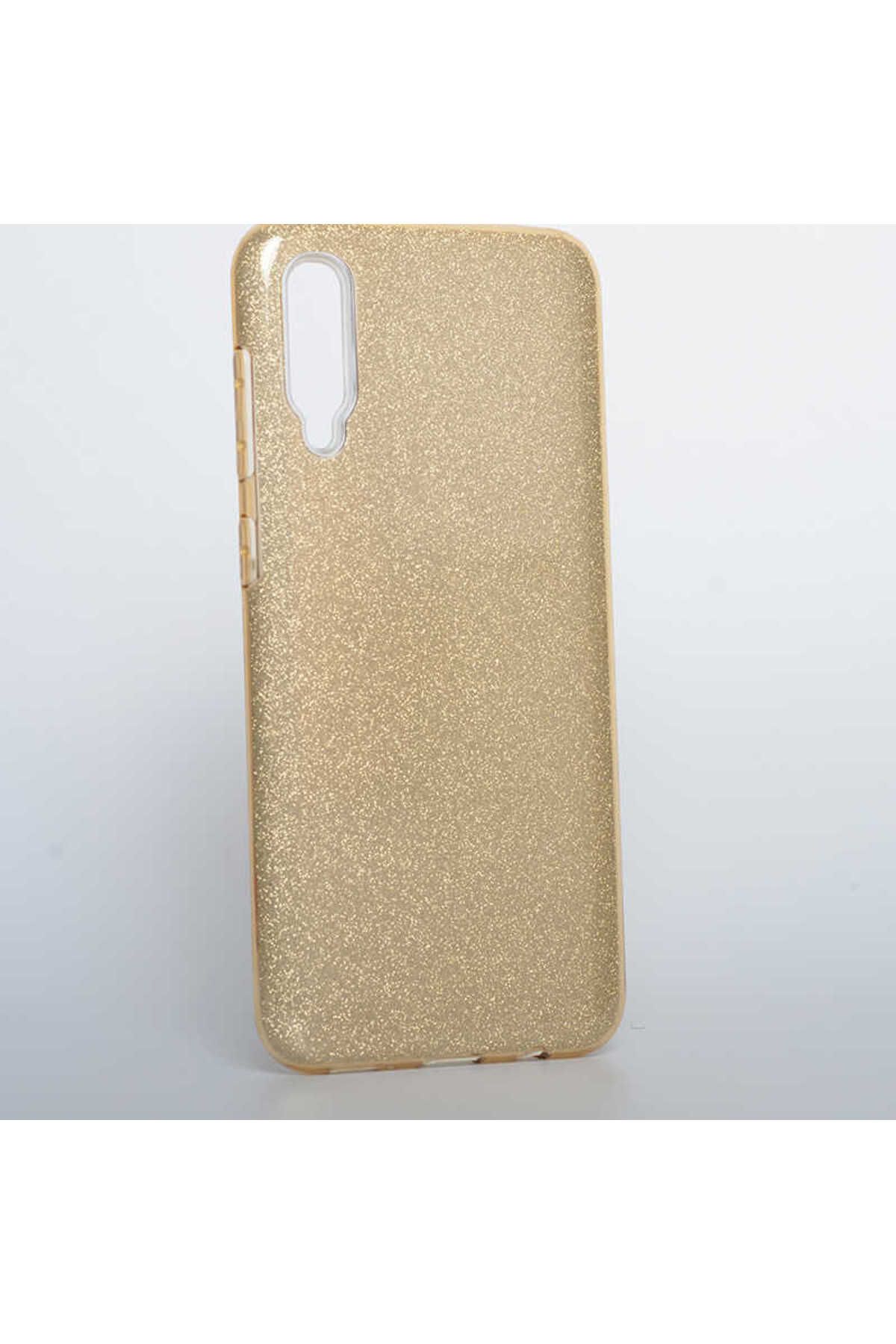 halkhouse Galaxy A70 Kılıf Renkli Simli Parlak Şık Sert Kadın Kapak Shining Silikon