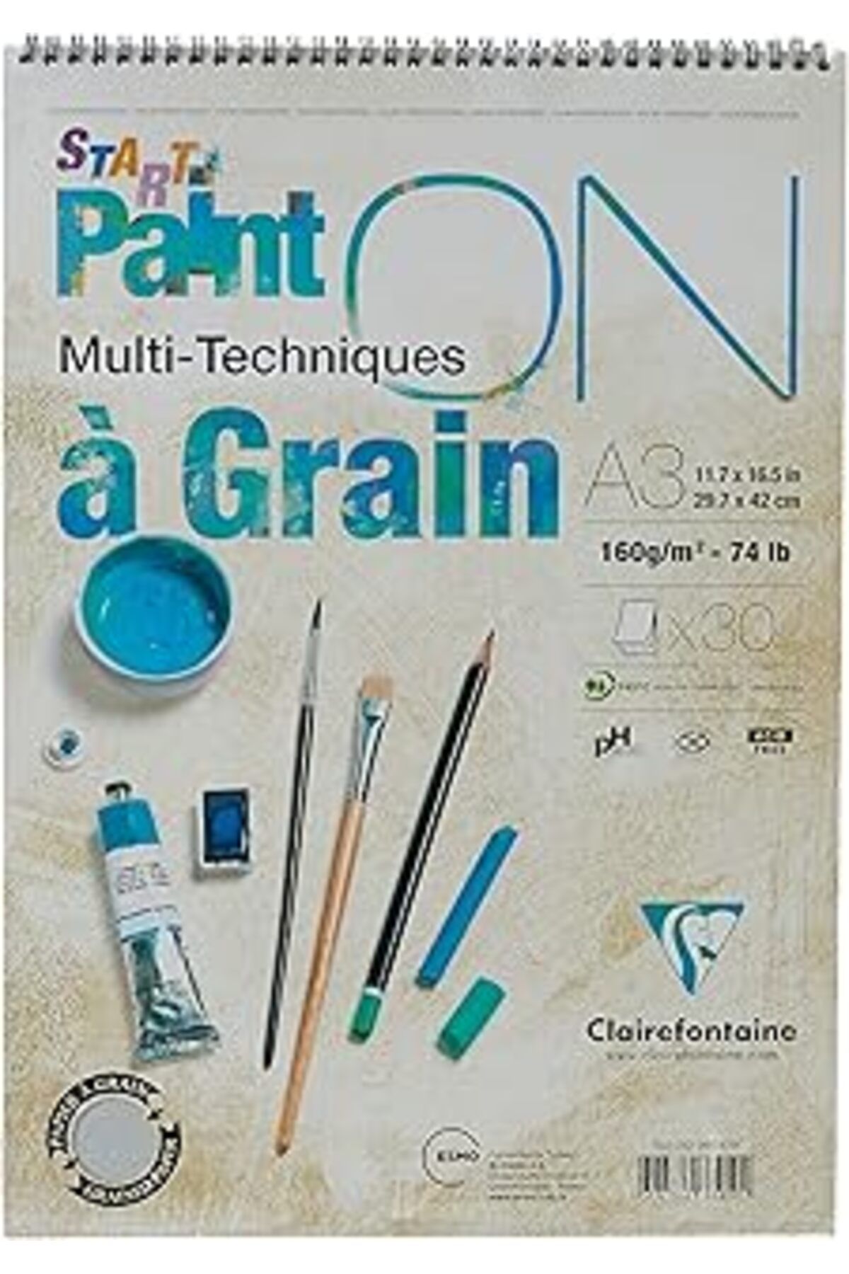 Qedii Clairefontaine Pd966419 Sanatsal Defter, A3