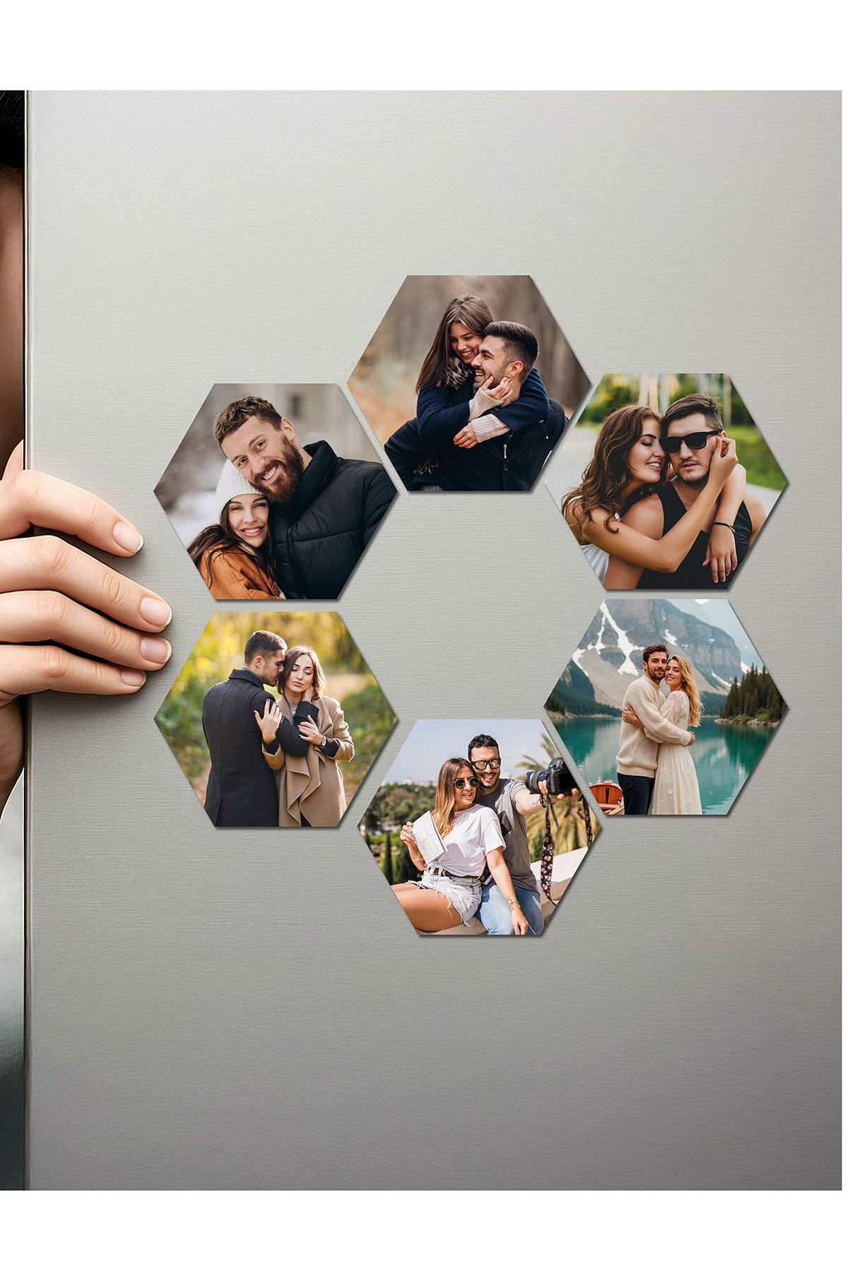 Elioure Kişiye Özel Ahşap Fotoğraflı UV Baskılı Magnet, şık ve anlamlı hediye seçeneği