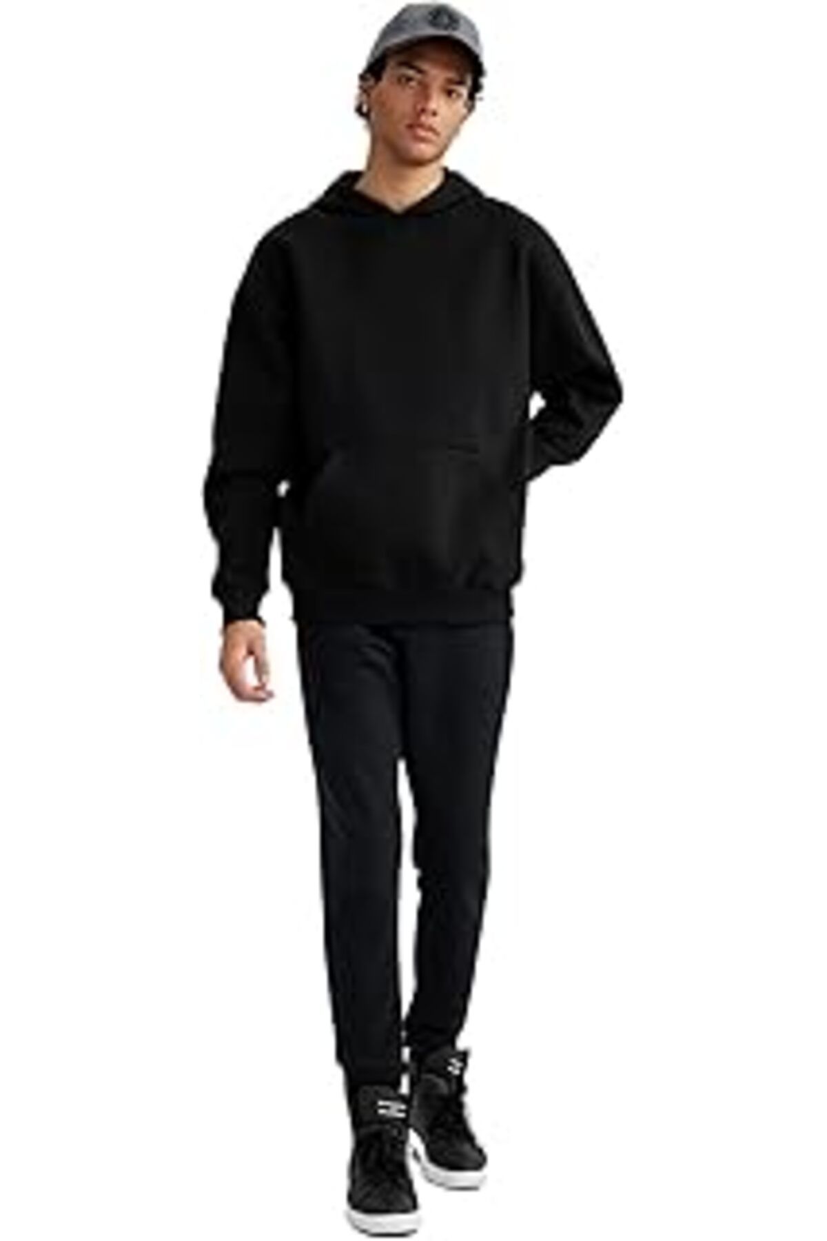 Pazarcan Slim Fit Fermuar Cepli Esnek Paça Eşofman Altı