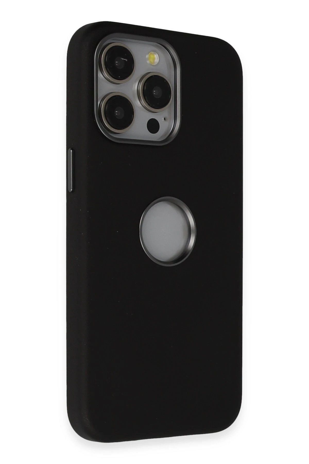 Toptan Bulurum iPhone 15 Pro Oriji Kapak - Siyah