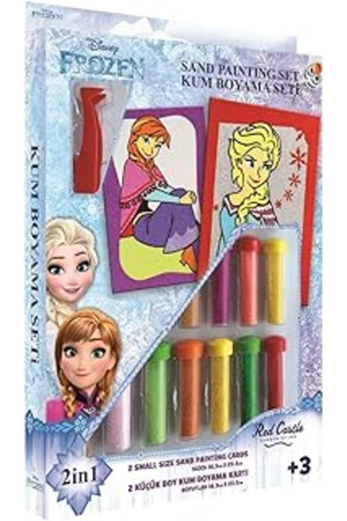 Qedii Frozen Ds-17 Kum Boyama Seti