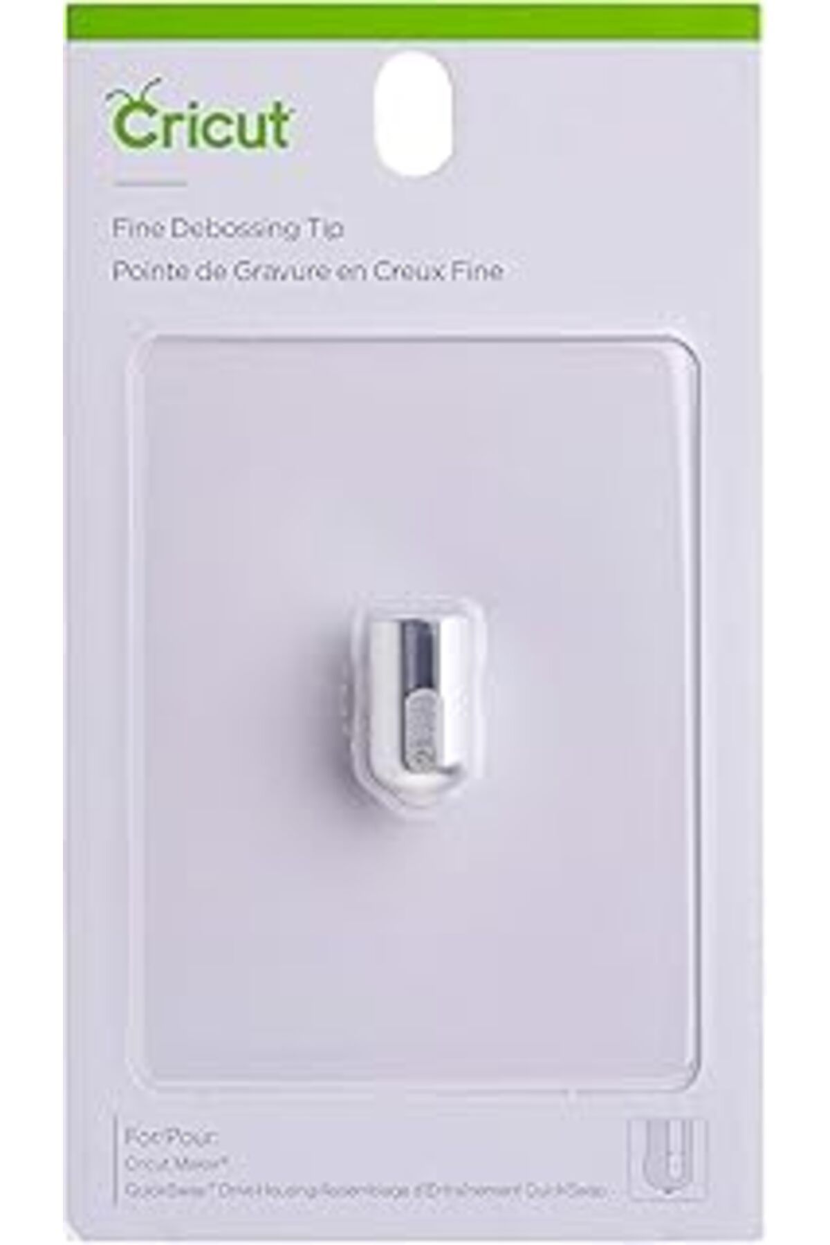 Qedii Cricut 2006836 Fine Debossing Tip (2,0 Mm), Makinenler Için, Çok Renkli, Tek Boy