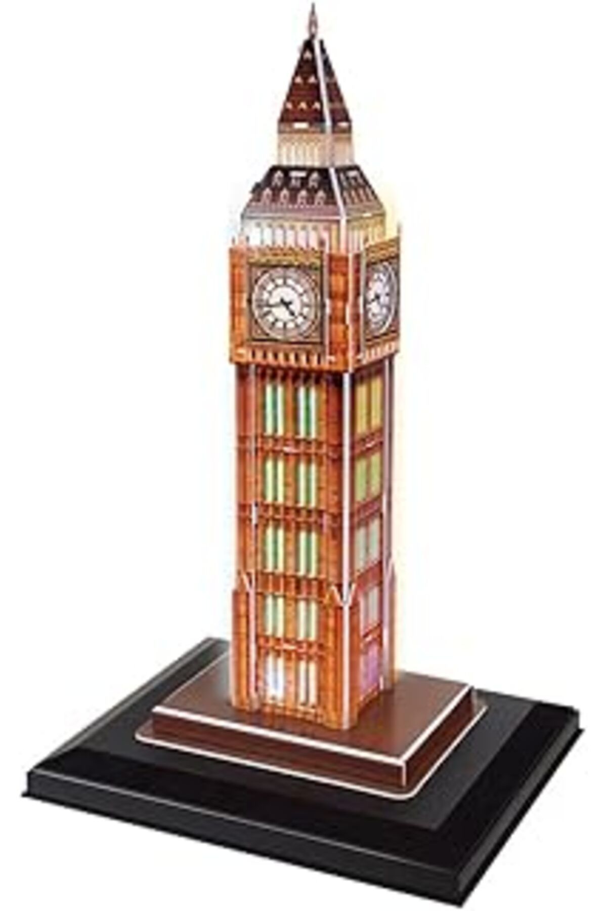 Pazarcan Cubicfun 3D 28 Parça Puzzle Big Ben Saat Kulesi - İngiltere(Led Işıklı)