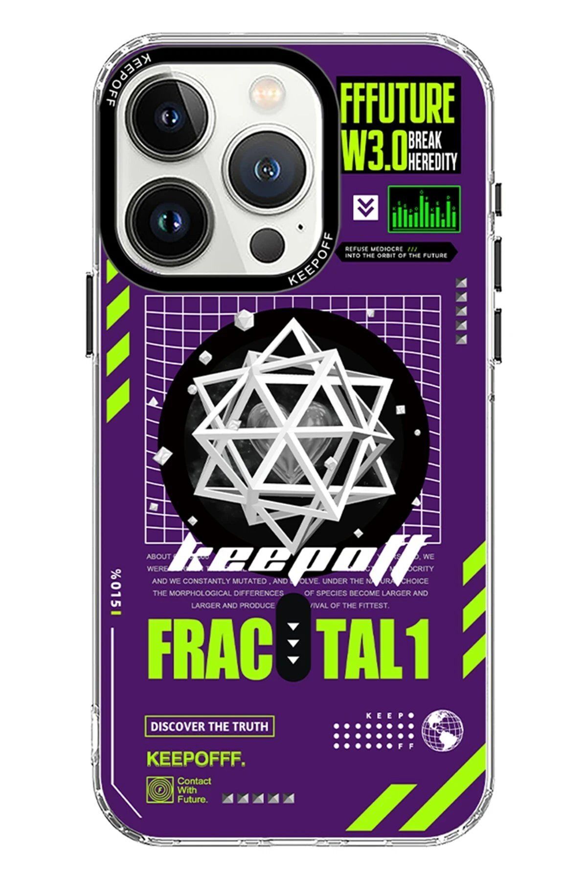 Toptan Bulurum iPhone 15 Pro Parallel Space Time Magsafe Kapak - Heart of Atom