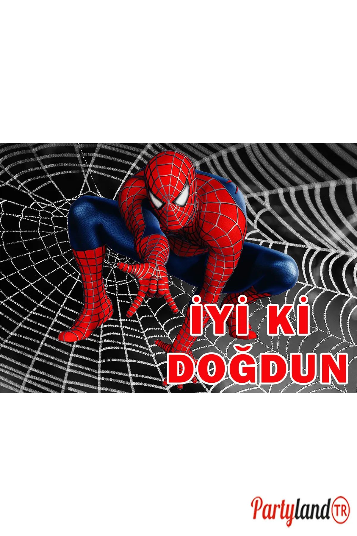 SPIDERMAN PartylandTR 33*48 cm Doğum Günü Karton Poster