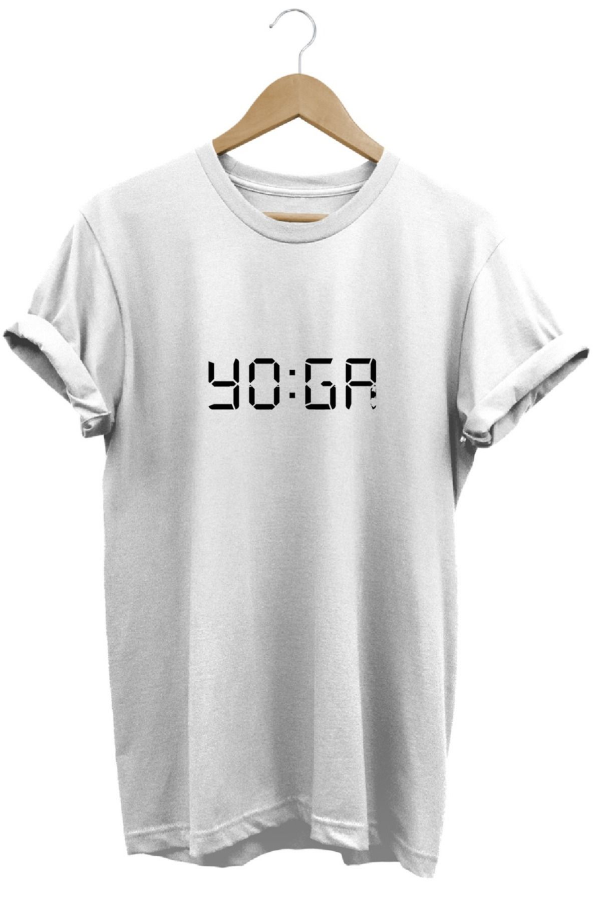 joyyfashion YO:GA Baskılı T-Shirt