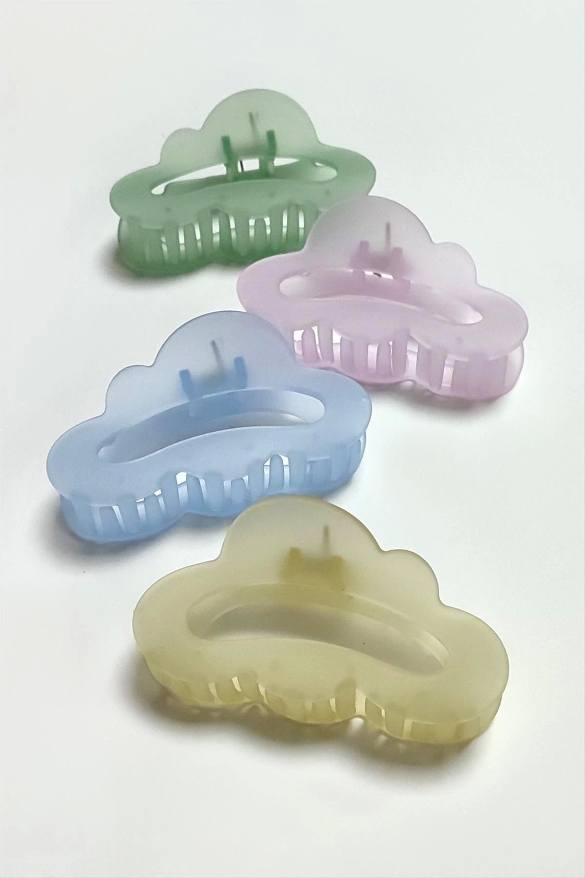 ÖYKÜ VE YİĞİT Bulut Renkli Mandal Toka 11 cm