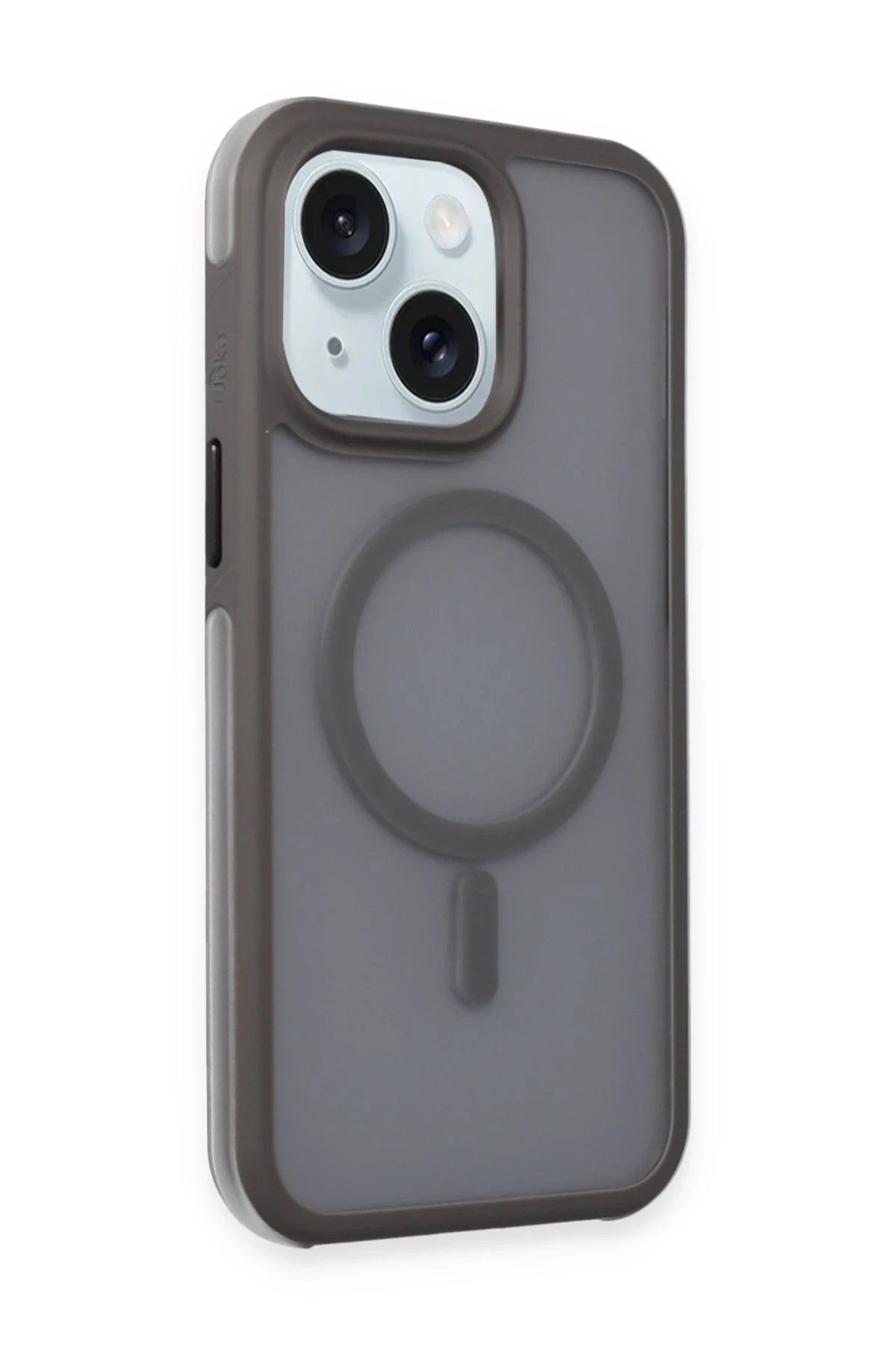 Toptan Bulurum iPhone 15 Toras Airbag Magsafe Kapak - Titan Gri