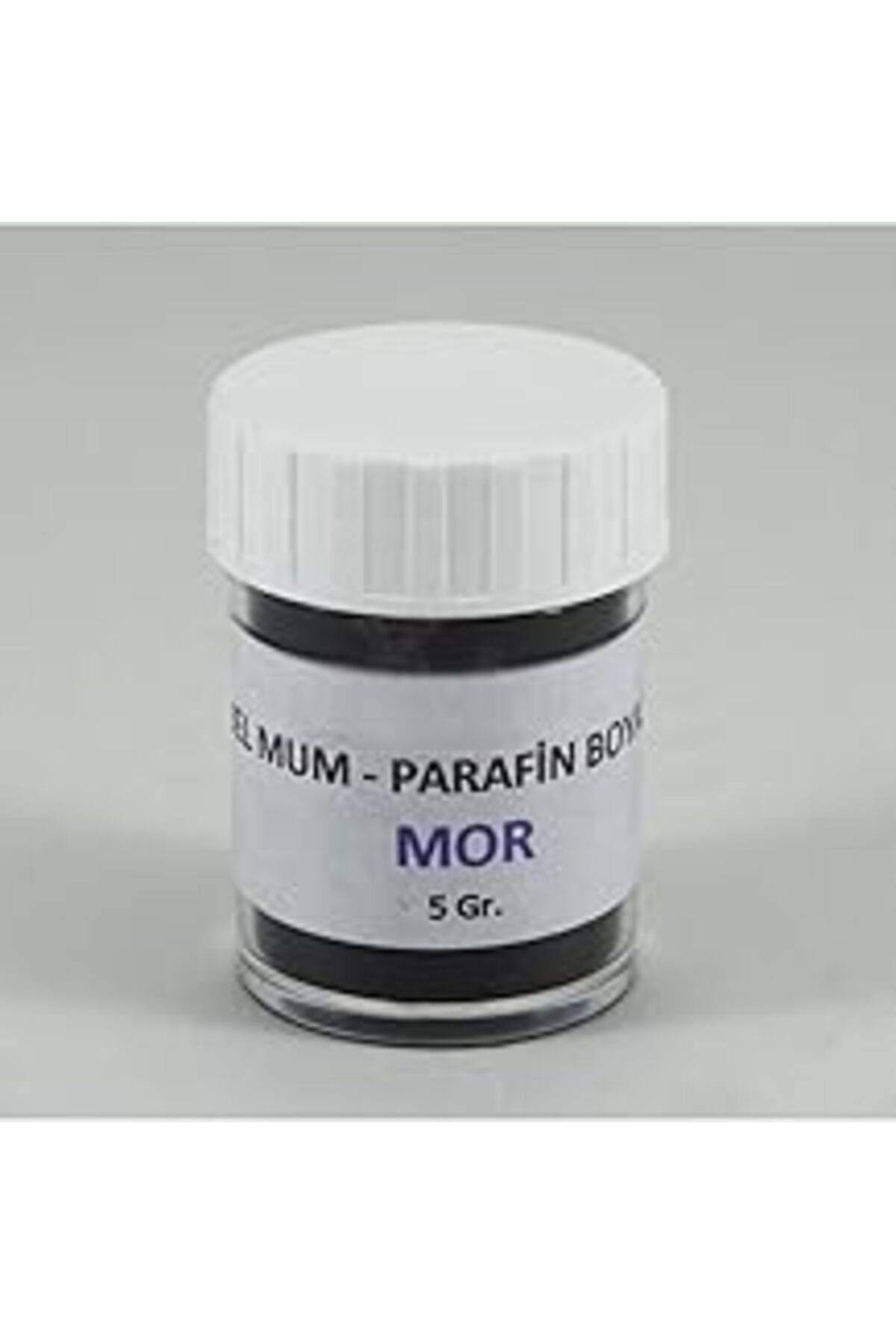 Pazarcan Parti Vitrini Mor Renk Jel Mum Ve Parafin Toz Boyası 5 gr