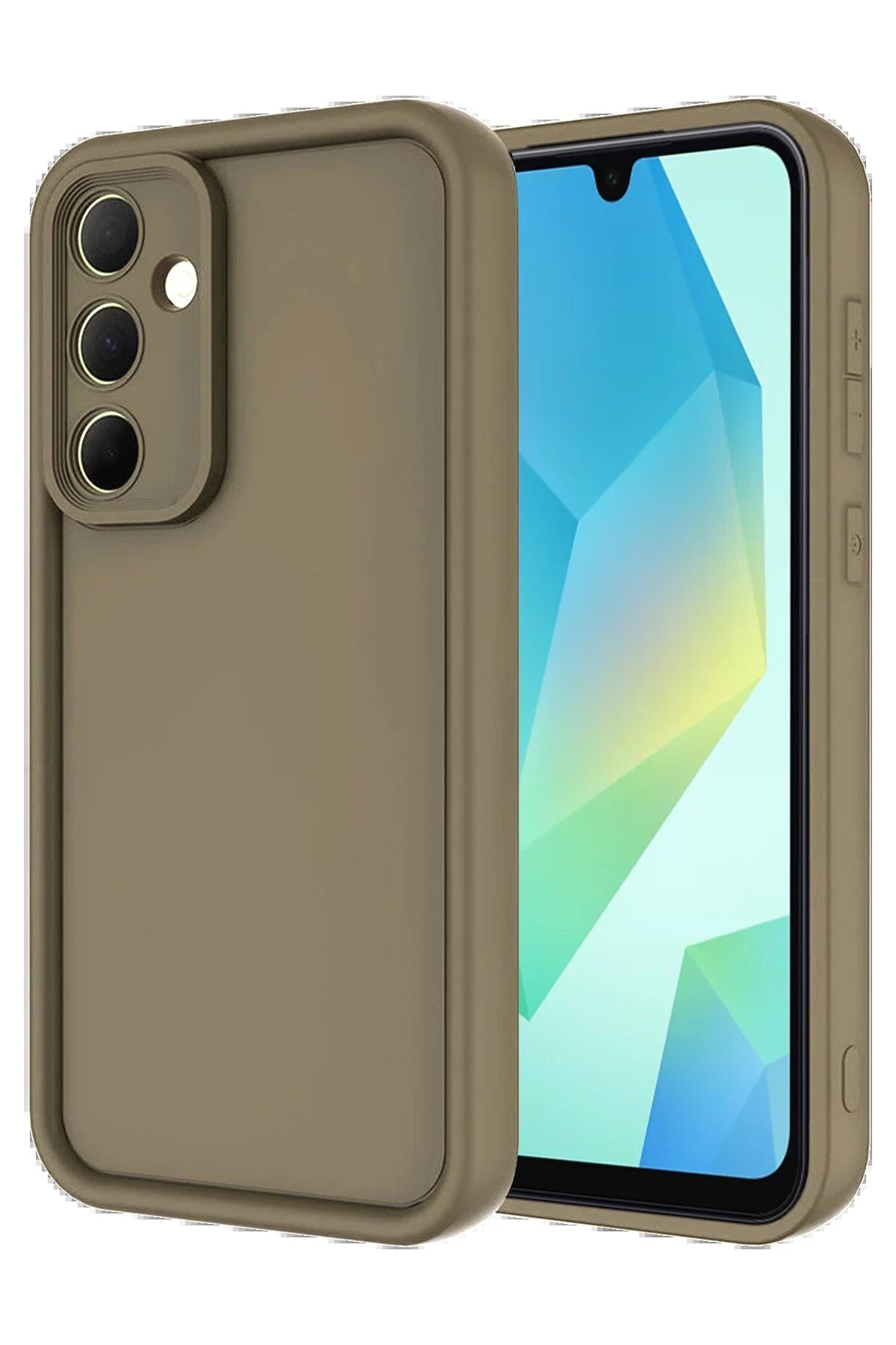Toptan Bulurum Samsung Galaxy A16 5G Kılıf Viera Silikon - Kahverengi