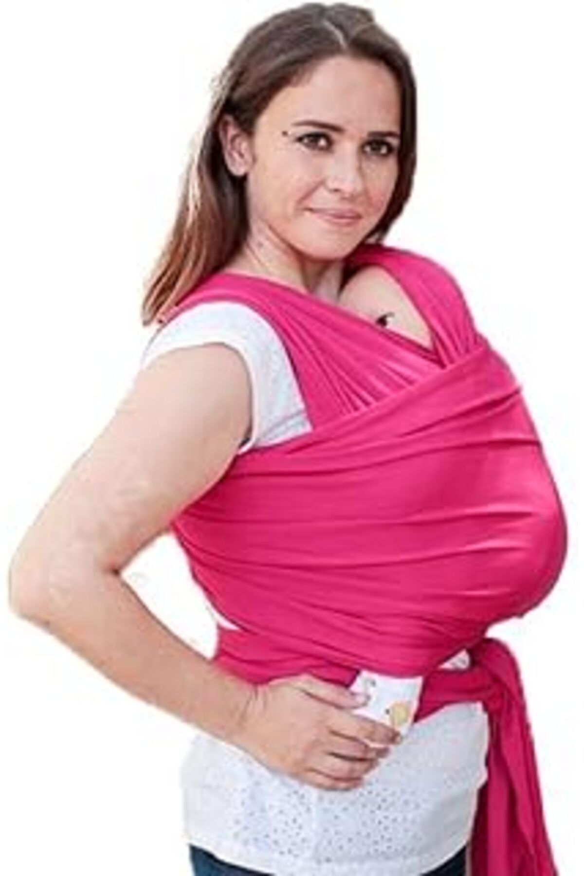 Mu Art Ahşap Neko Slings Esnek Wrap Bebek Taşıma Şalı, Kanguru, Fuşya