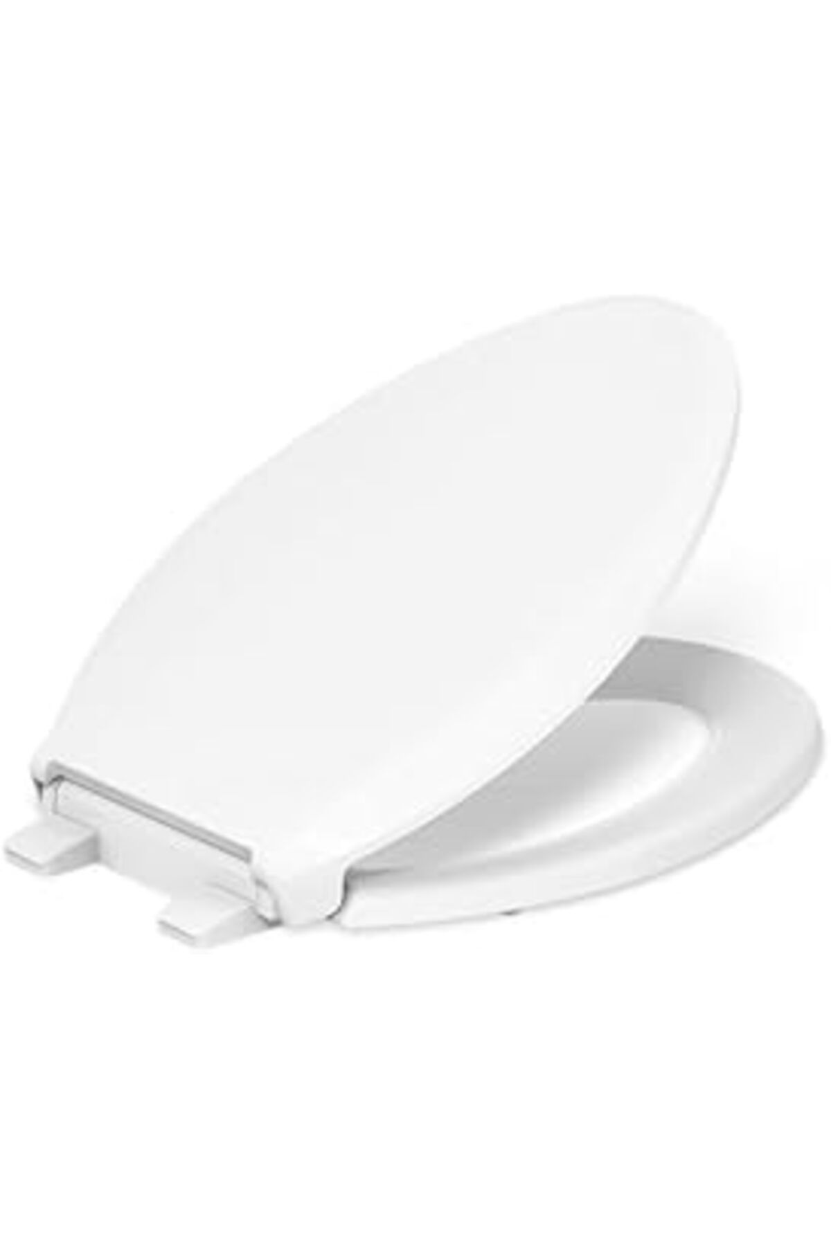 Qedii Kohler 4636-Rl-0 Cachet Readylatch Quiet Close Uzatılmış Klozet Kapağı, Beyaz
