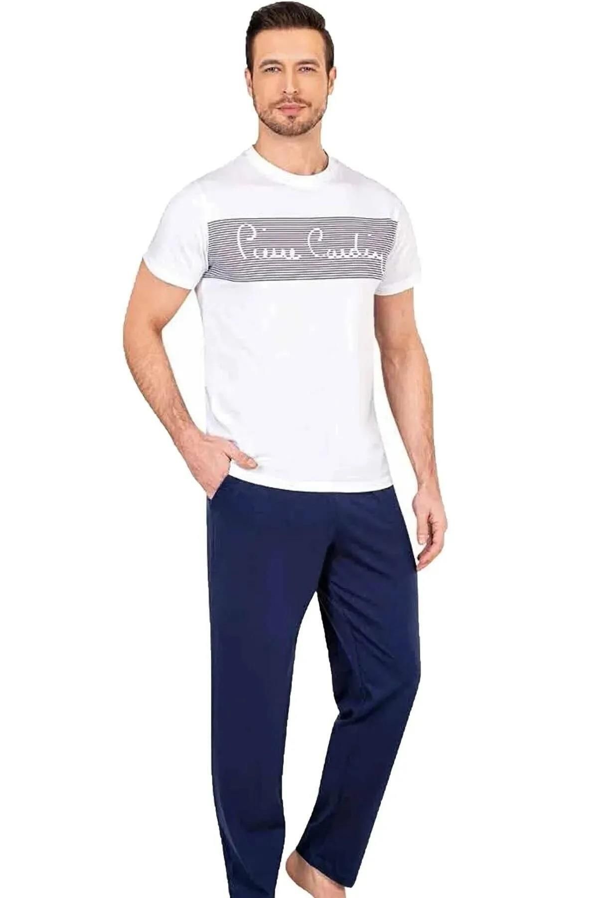 Pierre Cardin %100 Pamuk Erkek Pijama Takım