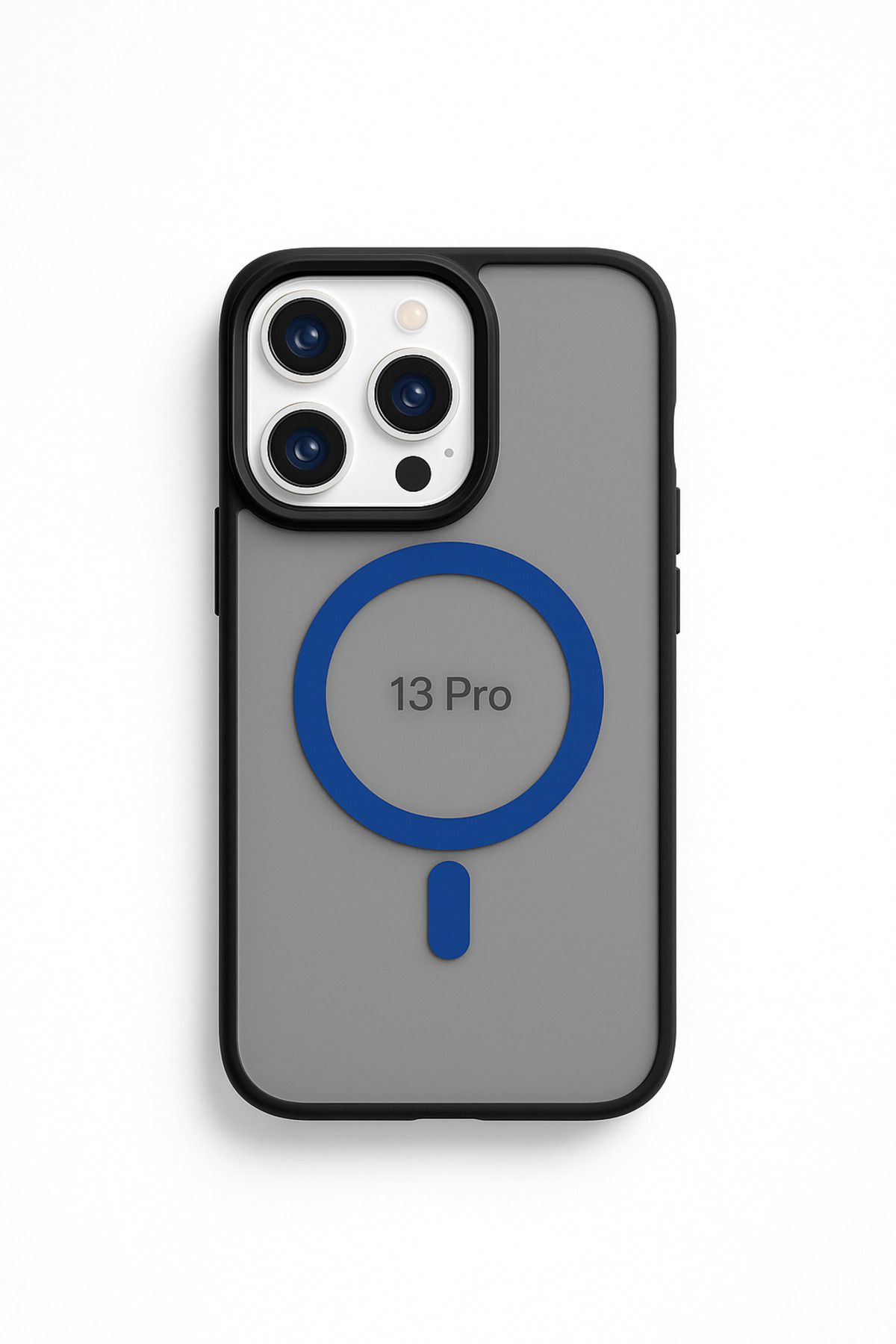 ADR Apple Iphone 13 Pro Kılıf Mat Magsafe Şarj Özellikli Darbe Önleyici Hassas Buton Yumuşak Kenar