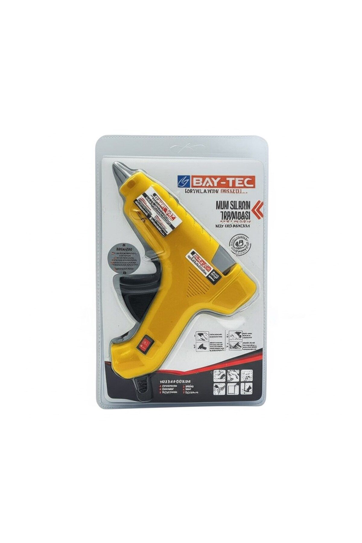 BYCAGRİ Sıcak Silikon Tabancası, Standart Mum ile Uyumlu [40 Watt]