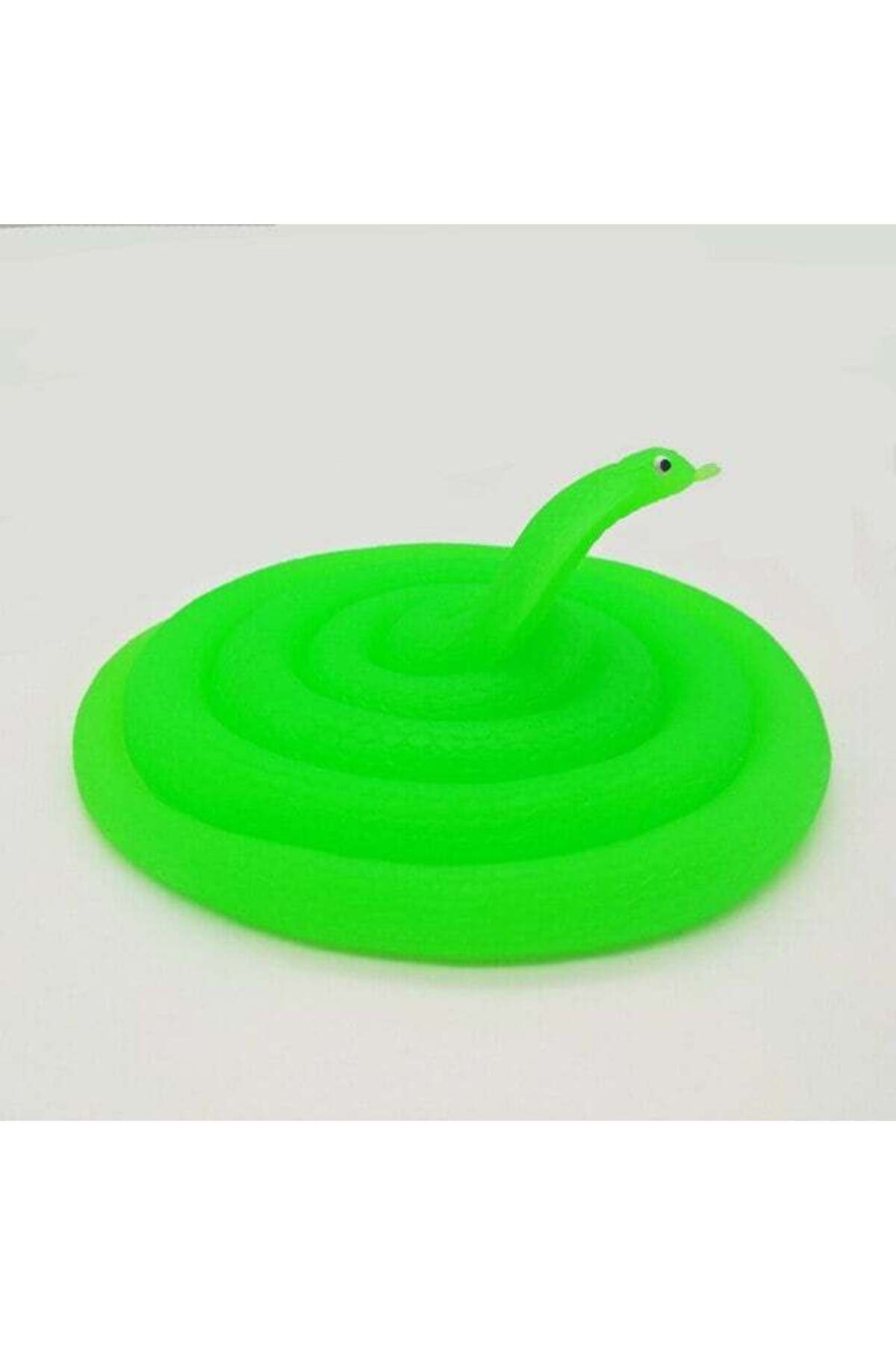 Modafiks Fosfor Yeşil Renk Gerçekçi Görünüm Şaka Yumuşak Yılan 120 cm