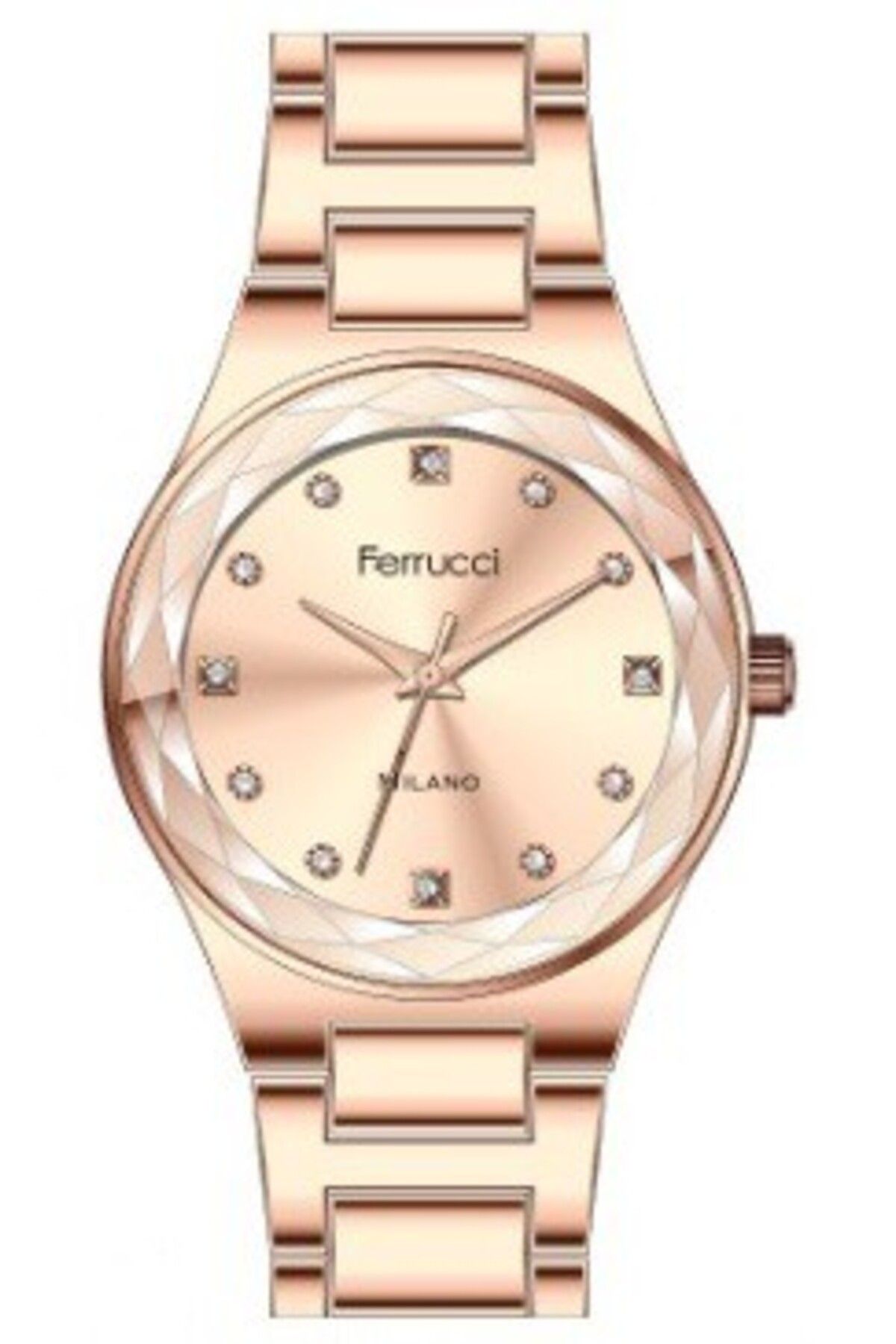 Ferrucci Rose Renk Kadın Kol Saati ve Bileklik