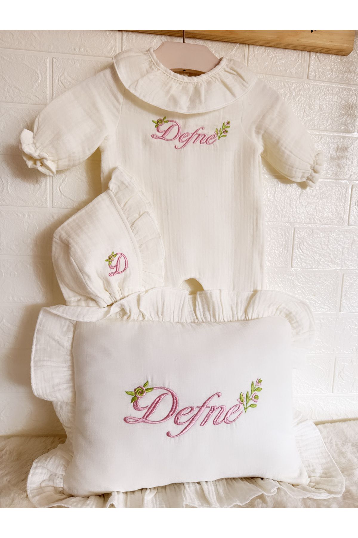 Ela baby Müslin hastane çıkışı