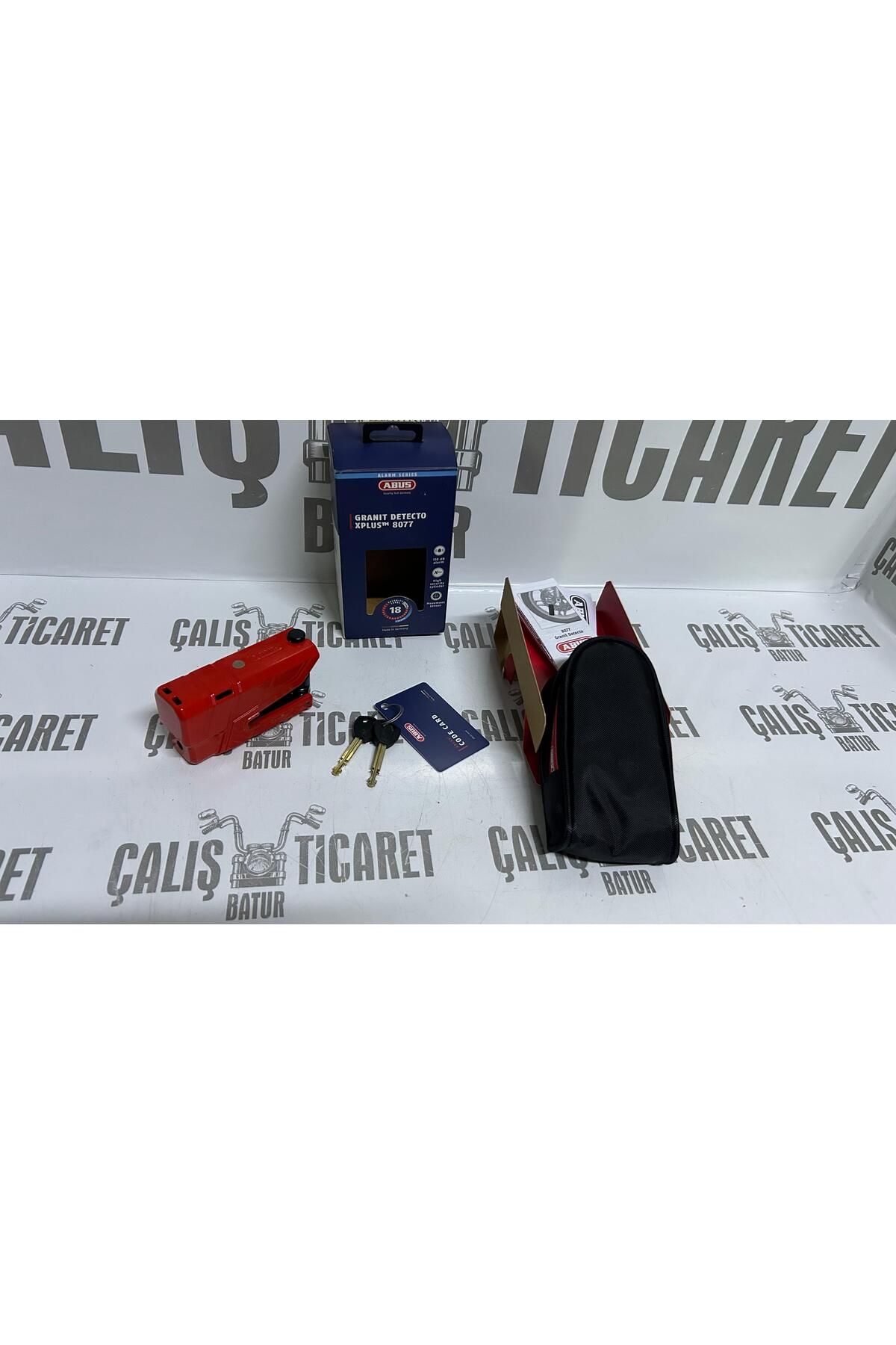 Abus MOTOSİKLET ALARMLI DİSK KİLİDİ