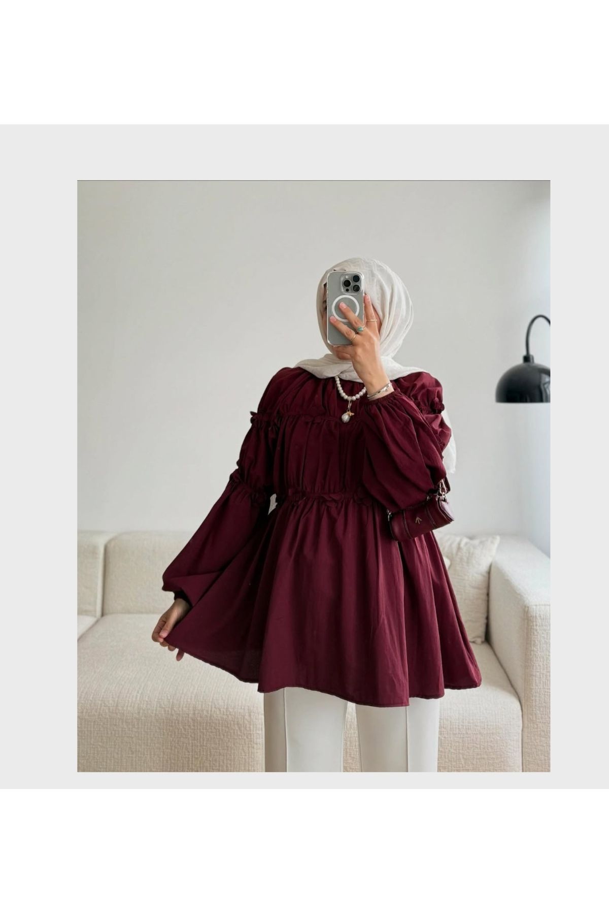 gülseverceyiz Çiçekli tunik modeli