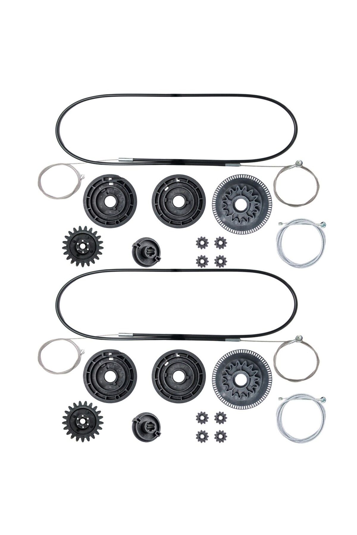 ALPHA AUTO PART Mercedes Vito W639 için Orta Yan Sürgülü Kapı Tamir Seti - Sağ - Sol