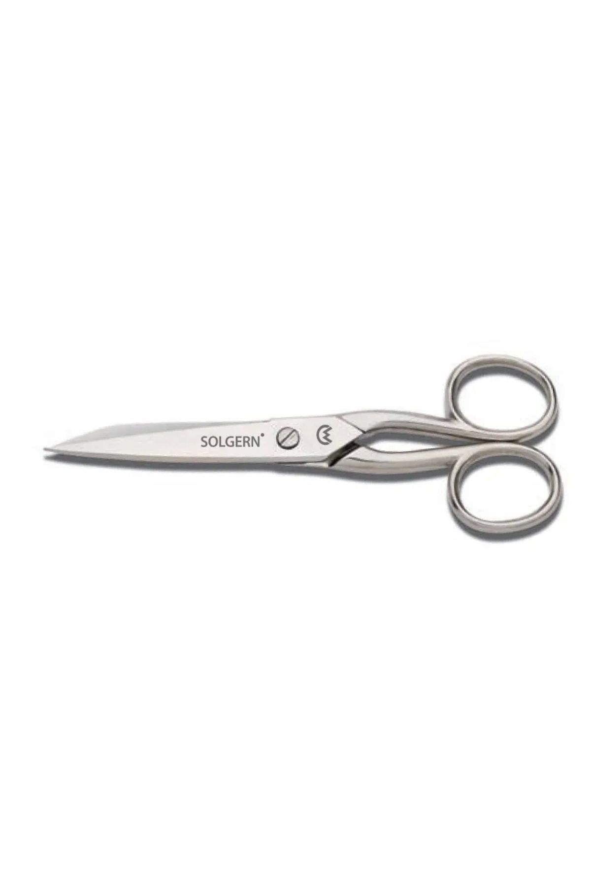 shopwave M-218 Sivi Uçlu İplik Temizleme Makası No: 5,5 İnç / 13,97 Cm - Nikel Kaplama